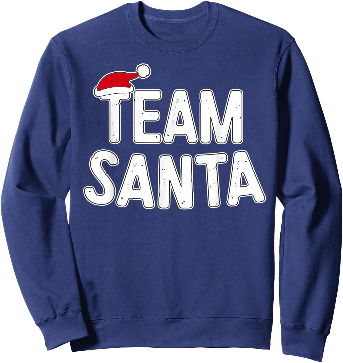 Team Santa Shirt Adult Kids Christmas Santa Squad Costume Sweatshirt - Sweatshirt | Navy