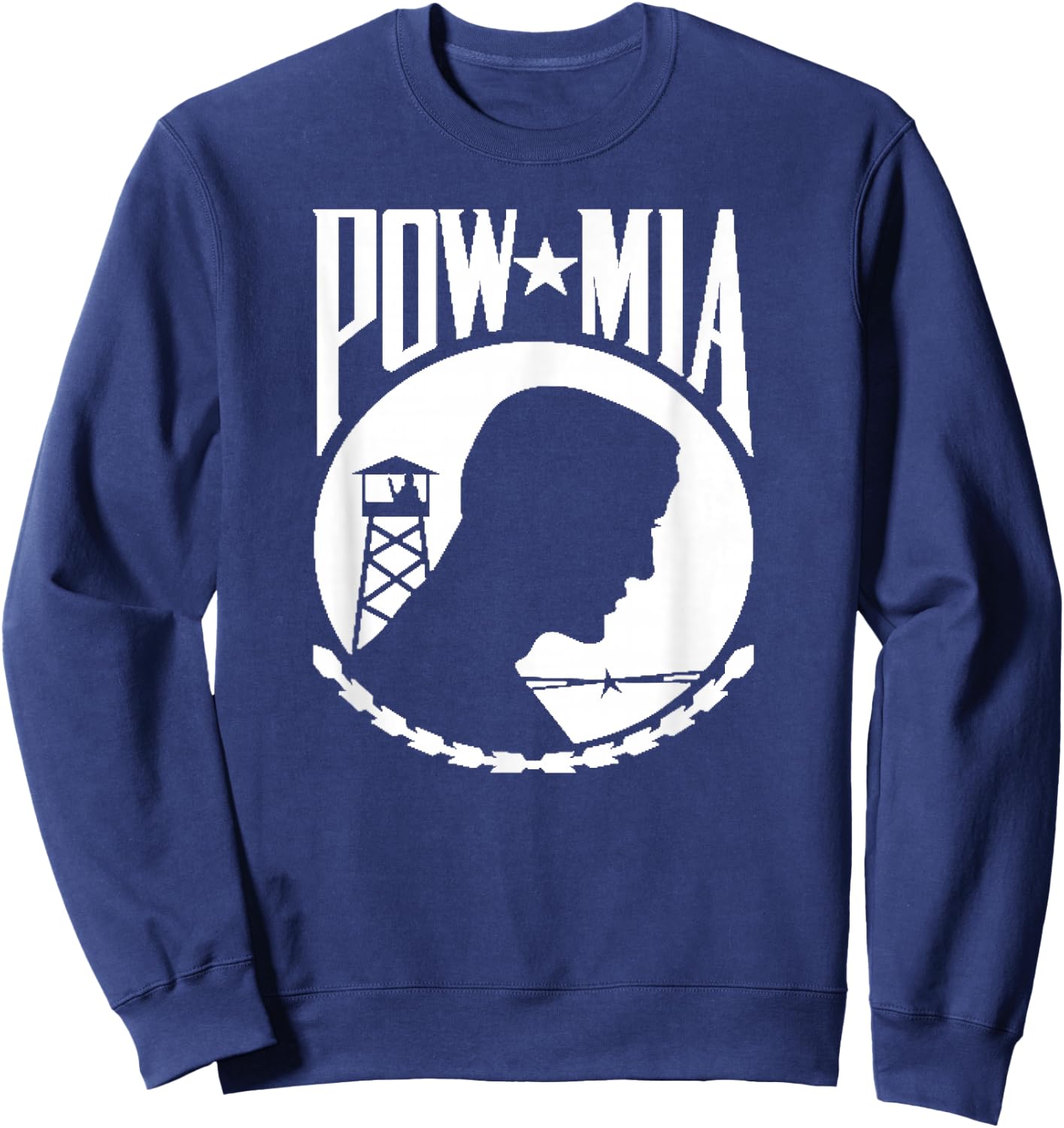 POW MIA Vietnam Vet Sweatshirt - Sweatshirt | Navy