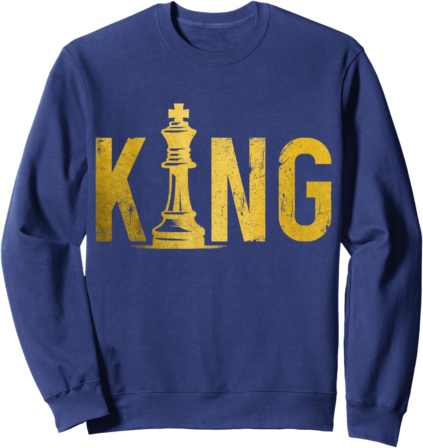 Chess Player King Sweatshirt - Sweatshirt | Navy