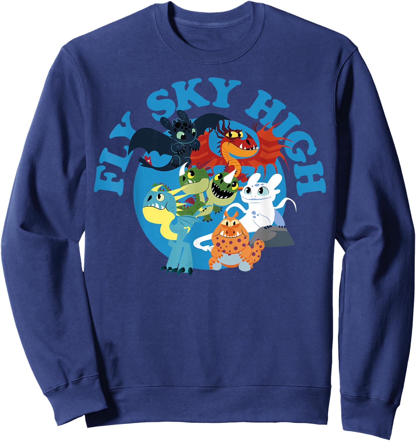 How to Train Your Dragon 3 Hidden World Sky High Sweatshirt - Sweatshirt | Navy