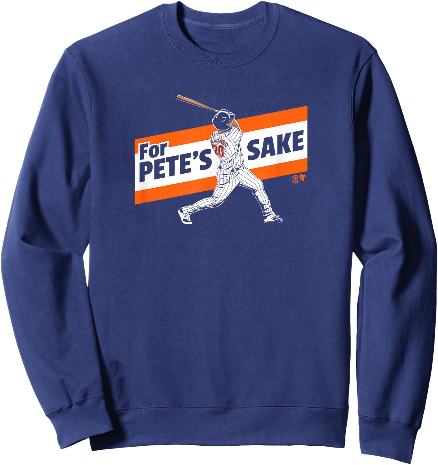 Pete Alonso - For Pete's Sake - New York Baseball Sweatshirt - Sweatshirt | Navy