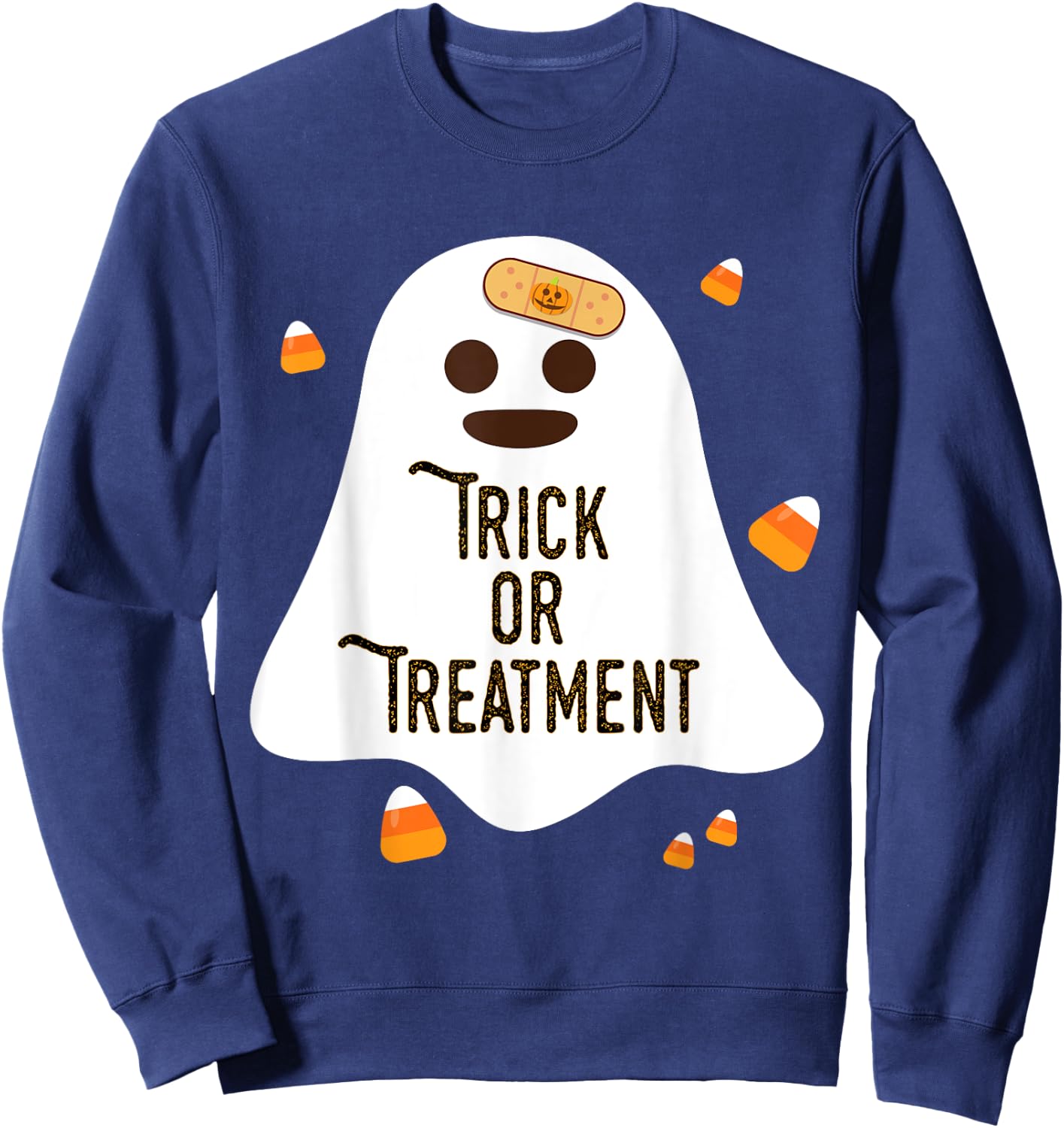Doctor and Nurse Halloween Trick or Treatment Sweatshirt - Sweatshirt | Navy