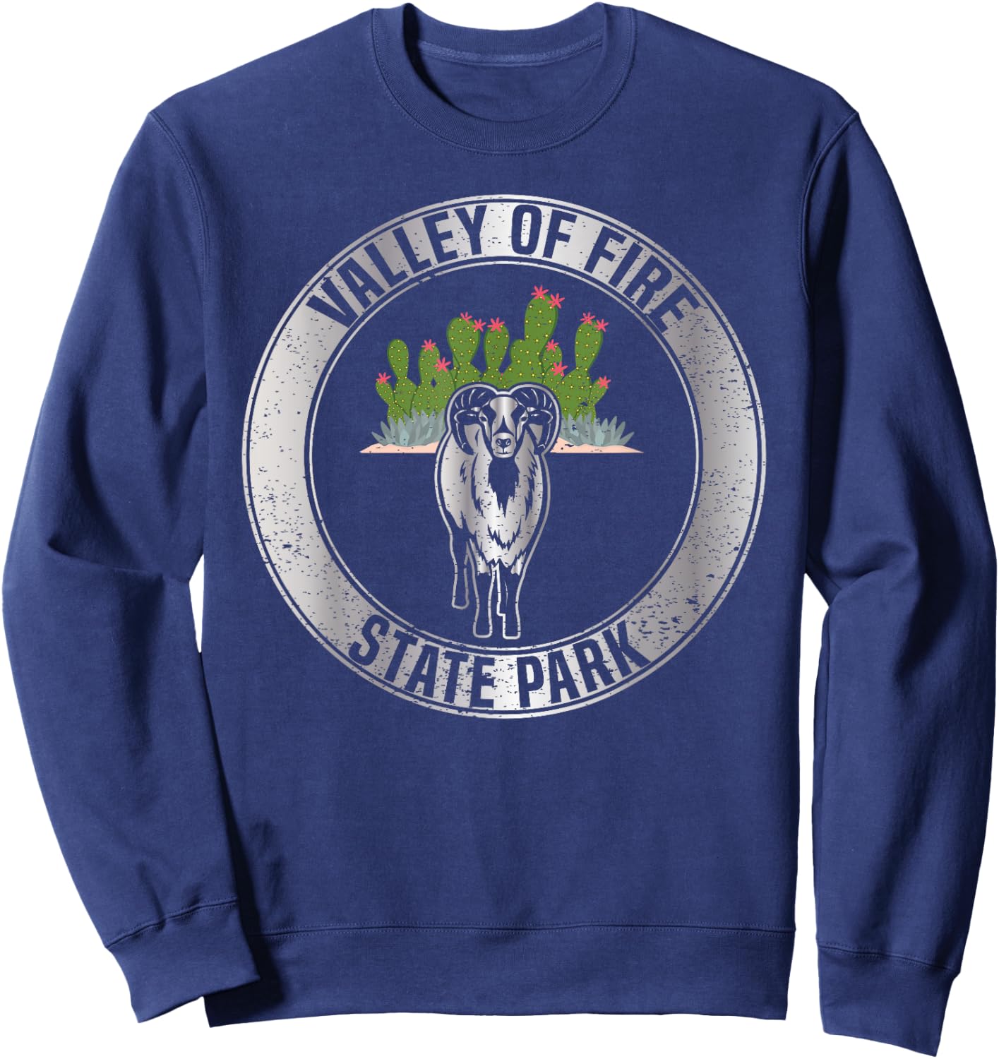 Valley of Fire State Park Nevada Recreational Souvenir Sweatshirt - Sweatshirt | Navy