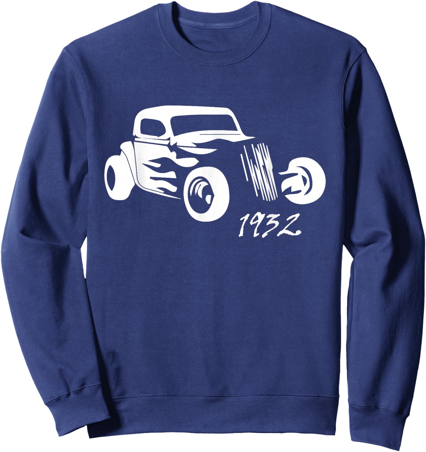 1932 Hot Rod Roadster Silhouette Sweatshirt - Sweatshirt | Navy