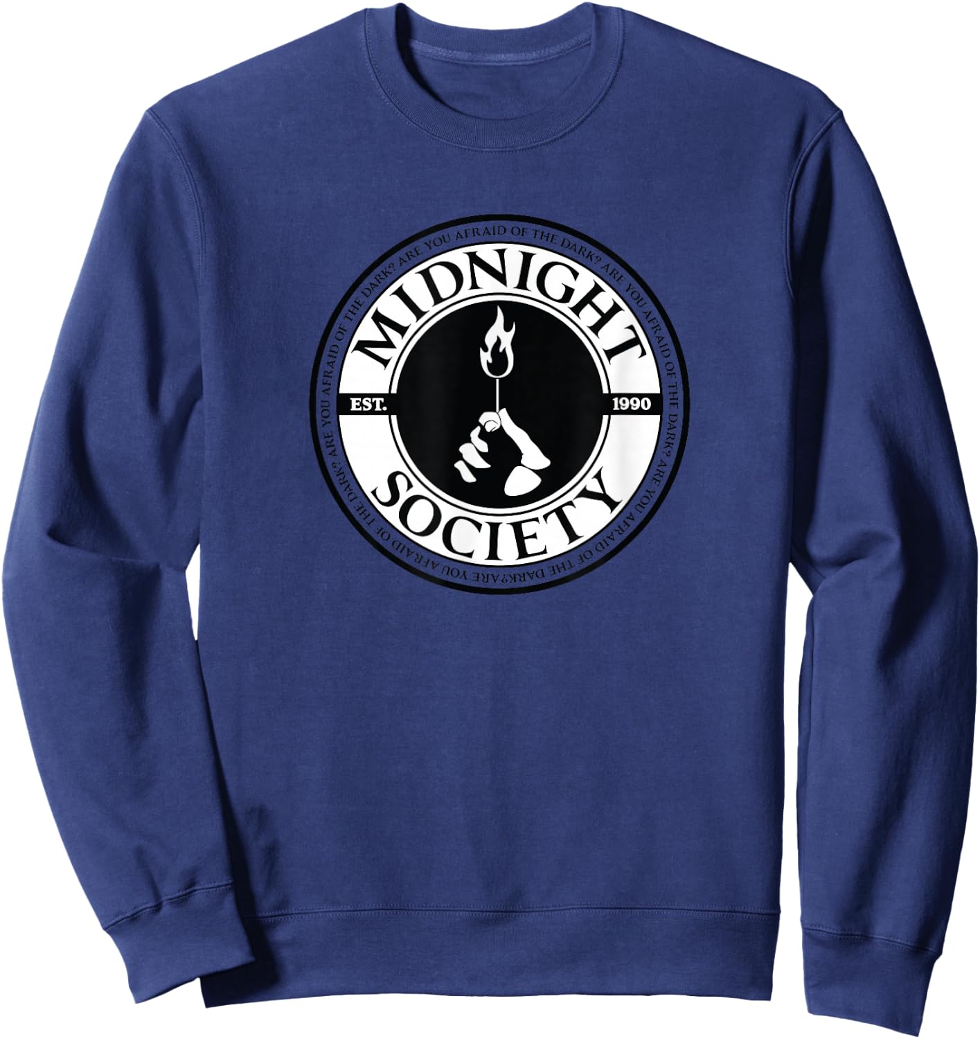 Midnight Society Center Logo Sweatshirt - Sweatshirt | Navy