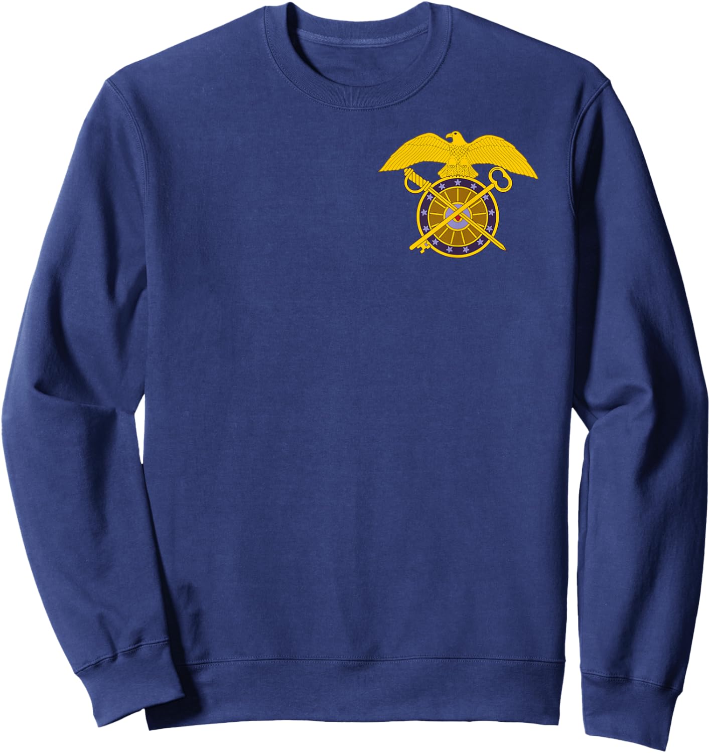 US Army Branch - Quartermaster Corps - QM Sweatshirt - Sweatshirt | Navy