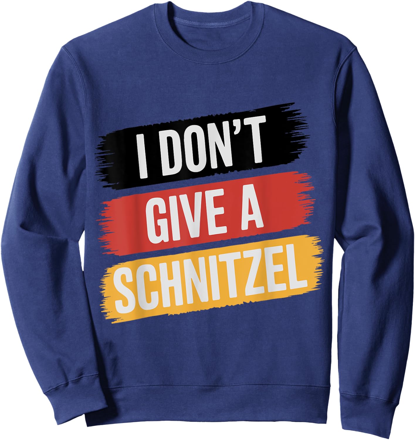 I Don't Give a Schnitzel Sweatshirt - Sweatshirt | Navy
