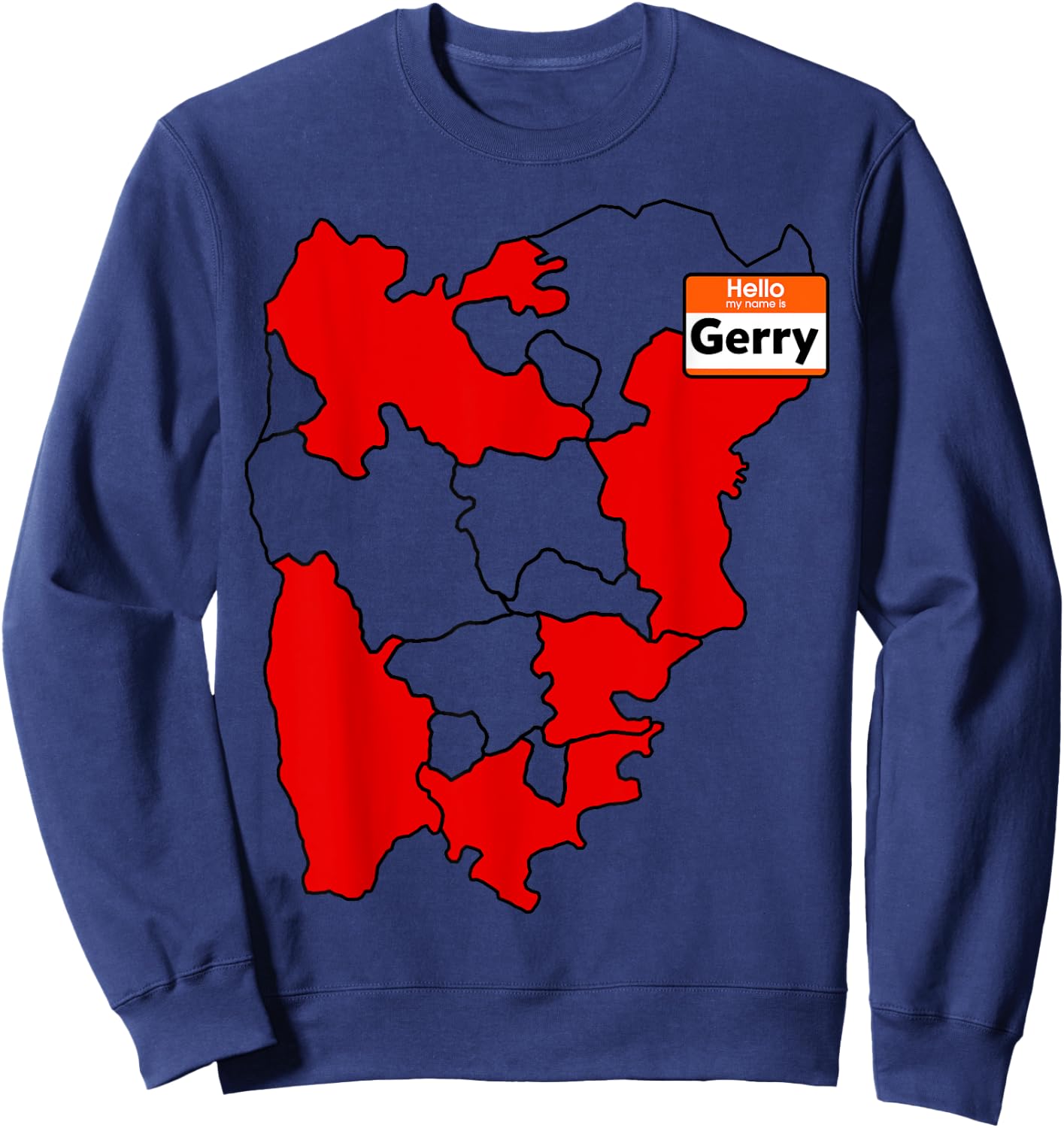 Gerrymandering Sweatshirt - Sweatshirt | Navy