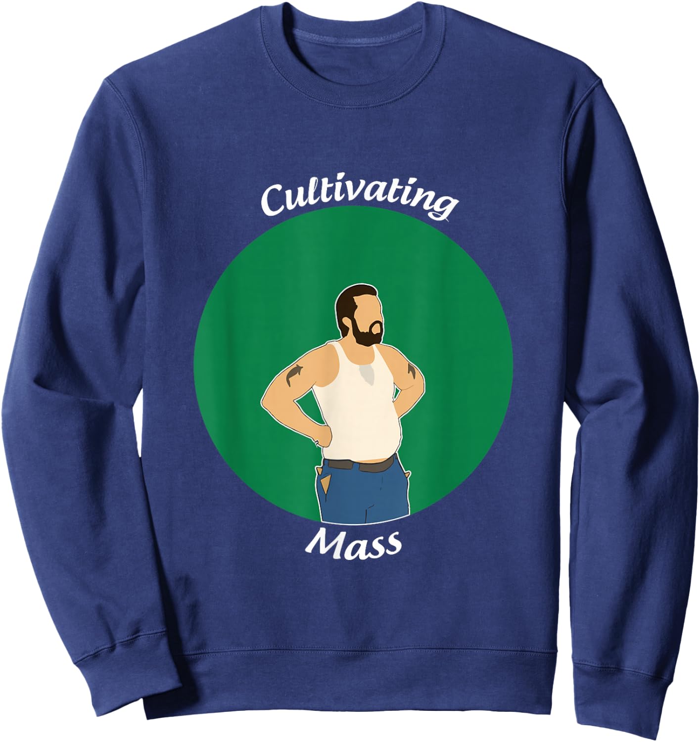 Cultivating Mass Sweatshirt - Sweatshirt | Navy