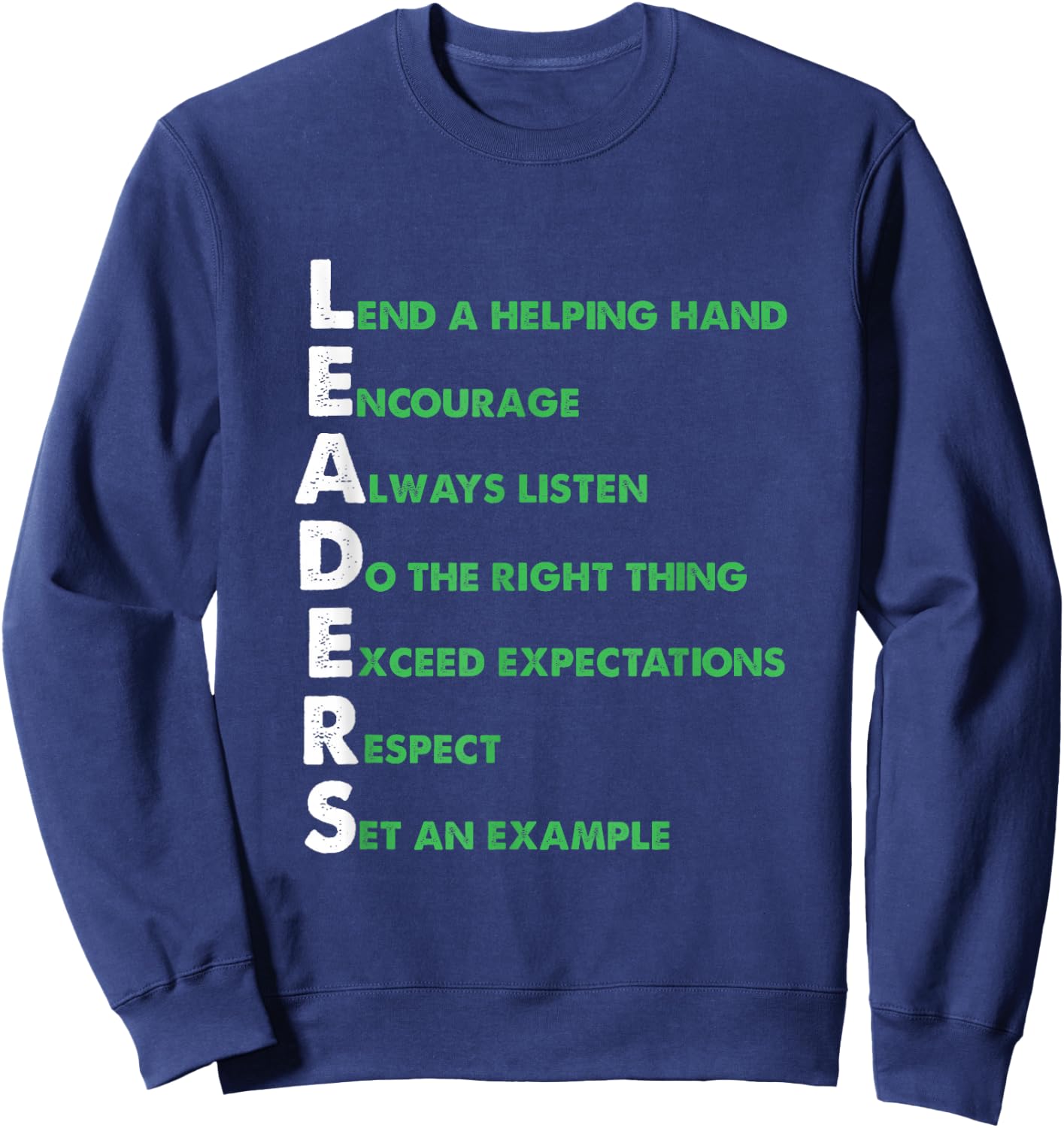 Boss Team Lead Manager Leadership Group Leaders Meaning Sweatshirt - Sweatshirt | Navy