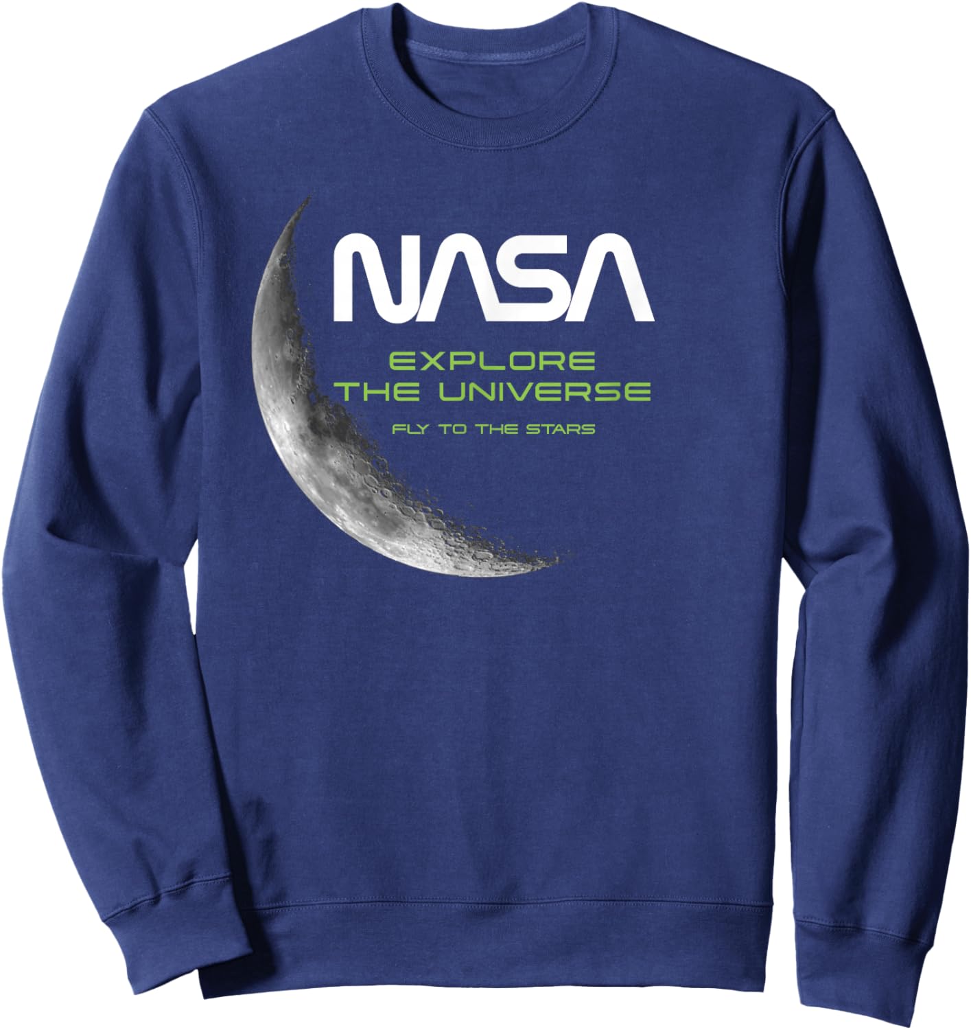 NASA - Moon Explore The Universe Sweatshirt - Sweatshirt | Navy