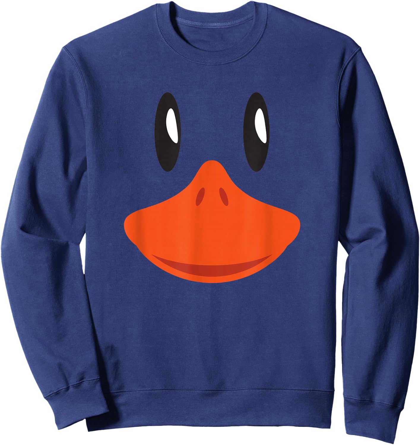 Cute Duck Face Awesome Halloween Costume Gift Shirt Sweatshirt - Sweatshirt | Navy