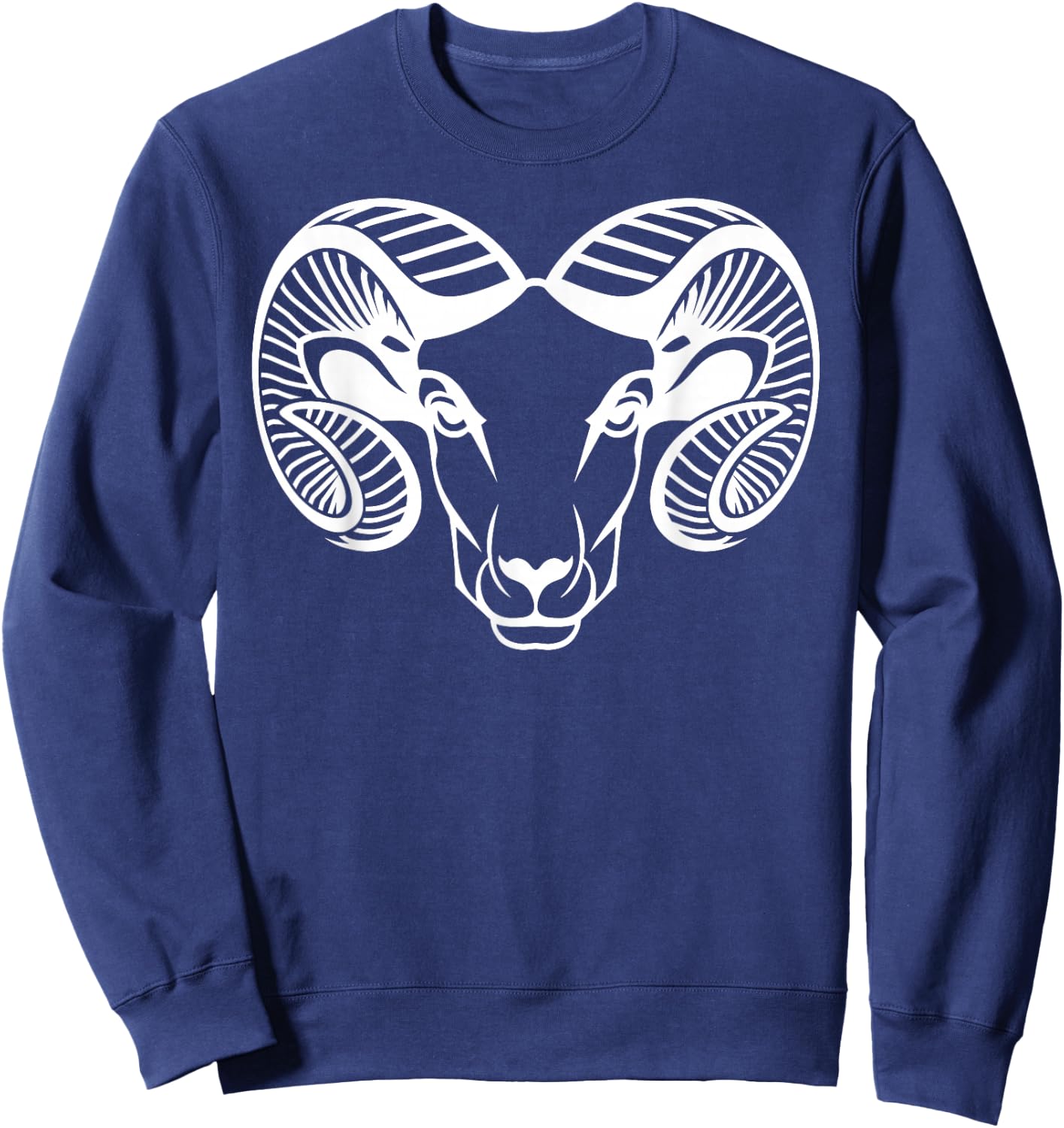 Aries Ram Astrology - Zodiac Sweatshirt - Sweatshirt | Navy