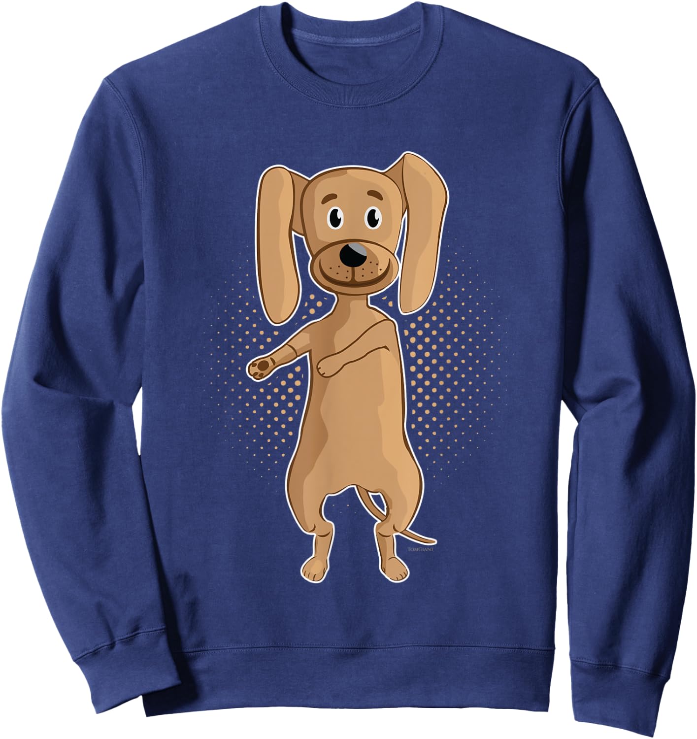 Cute Floss Dance Dogs Puppy Men Women Youth T Shirt Sweatshirt - Sweatshirt | Navy