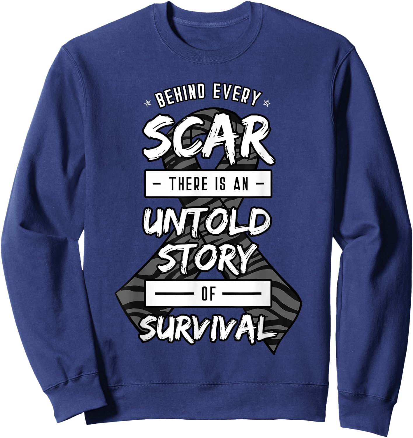 Carcinoid Cancer Shirt ChemotherapyTumor Disease Gift Sweatshirt - Sweatshirt | Navy