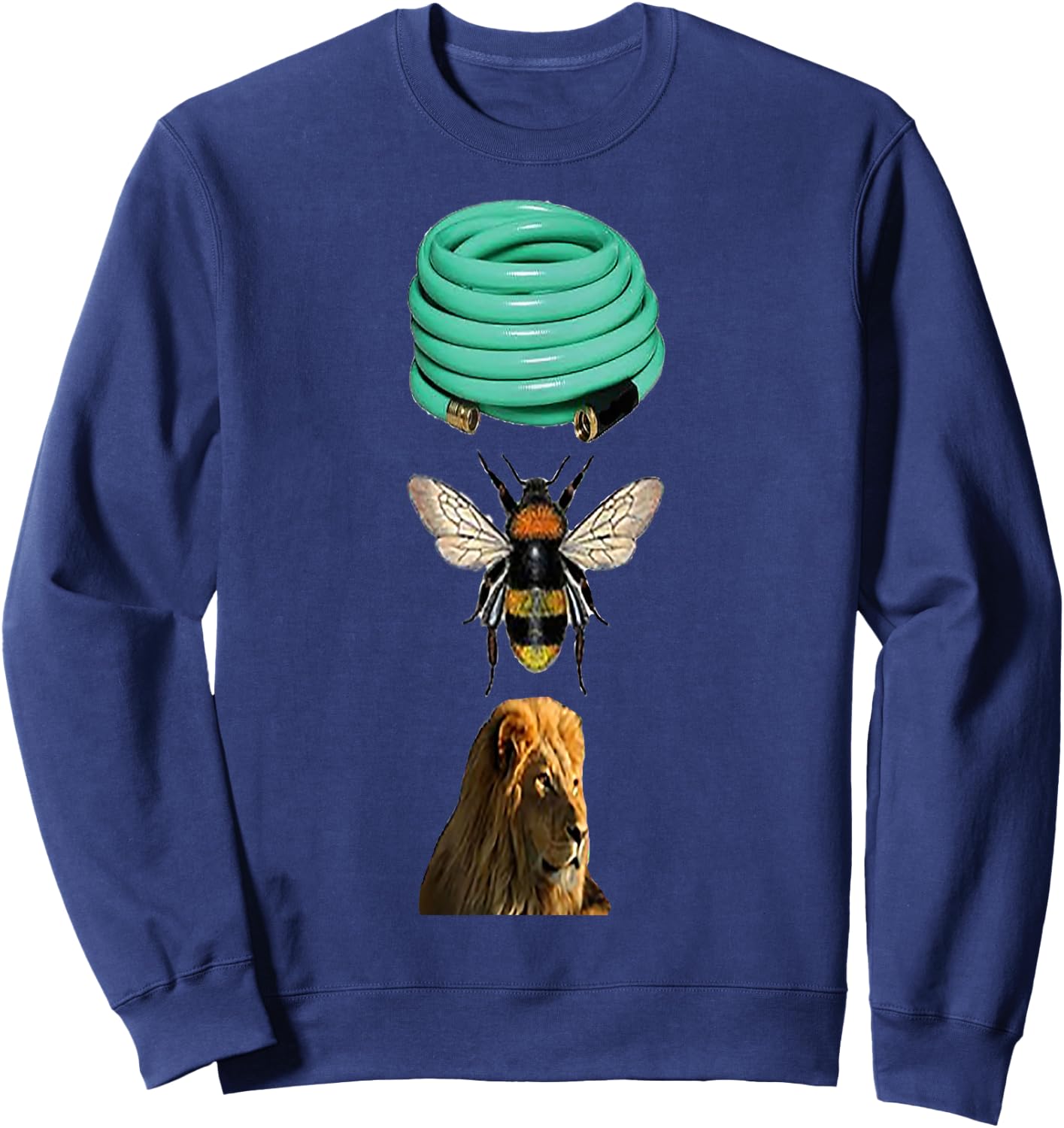 Hoes Bee Lion Shirt Sweatshirt - Sweatshirt | Navy