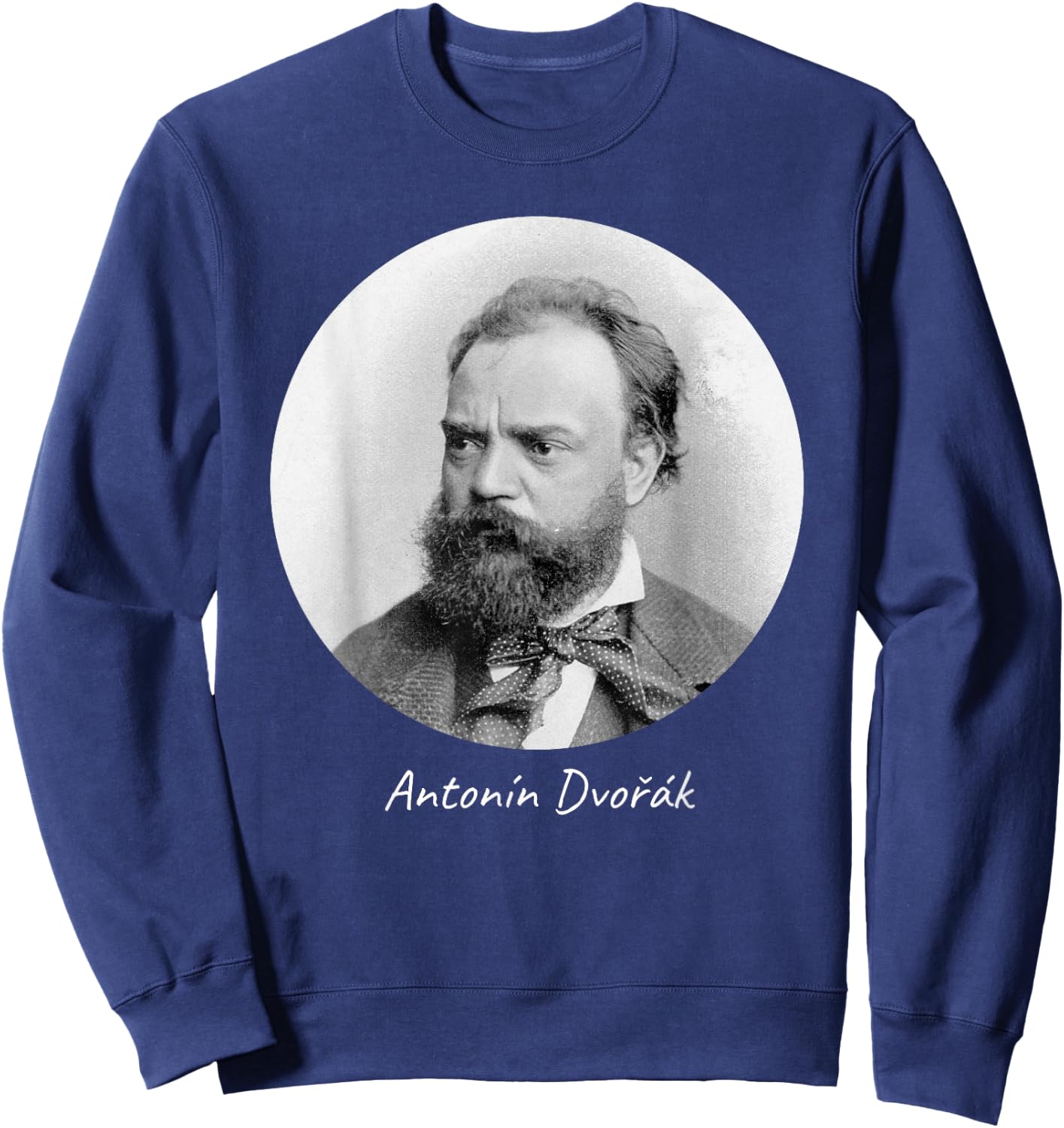 Antonin Dvorak Composer Portrait Sweatshirt - Sweatshirt | Navy