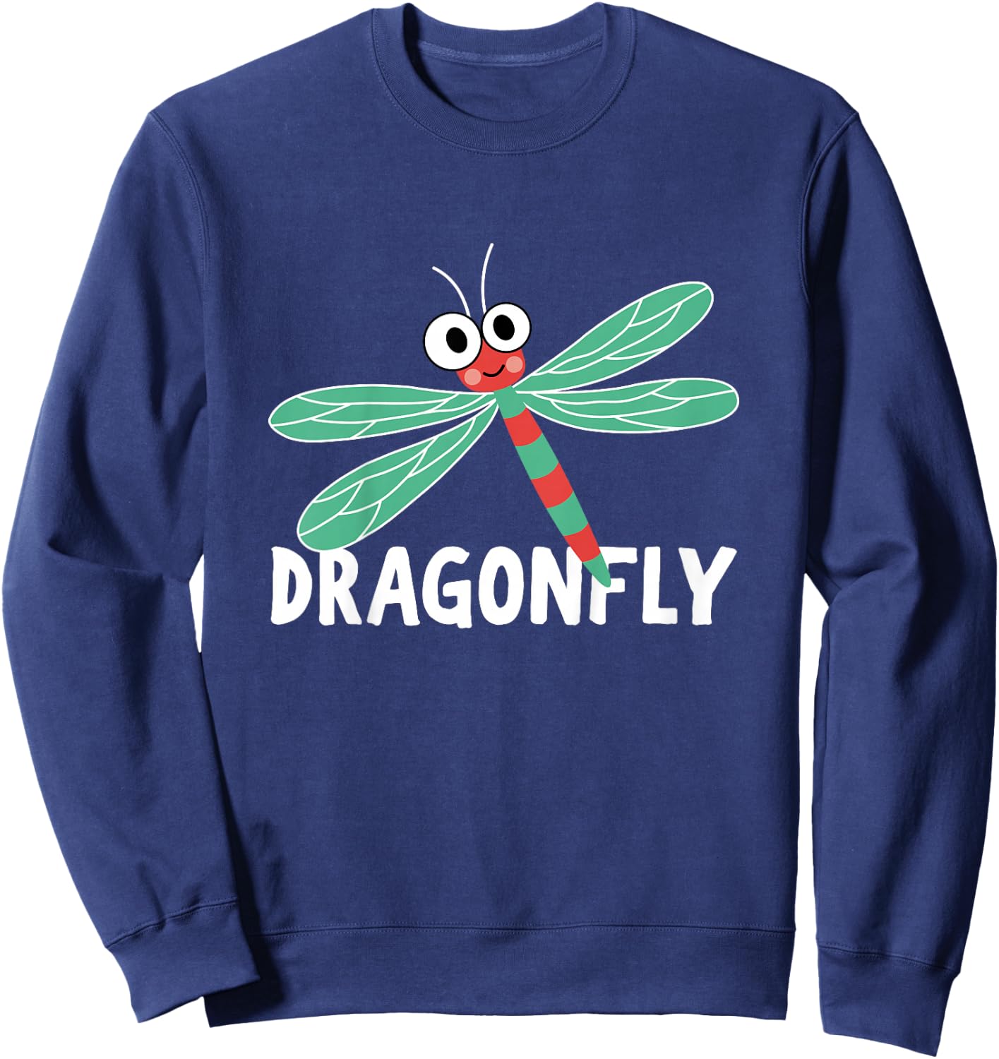 Dragonfly Shirt For Boys Or Girls | Cute Dragonfly Bug Gift Sweatshirt - Sweatshirt | Navy