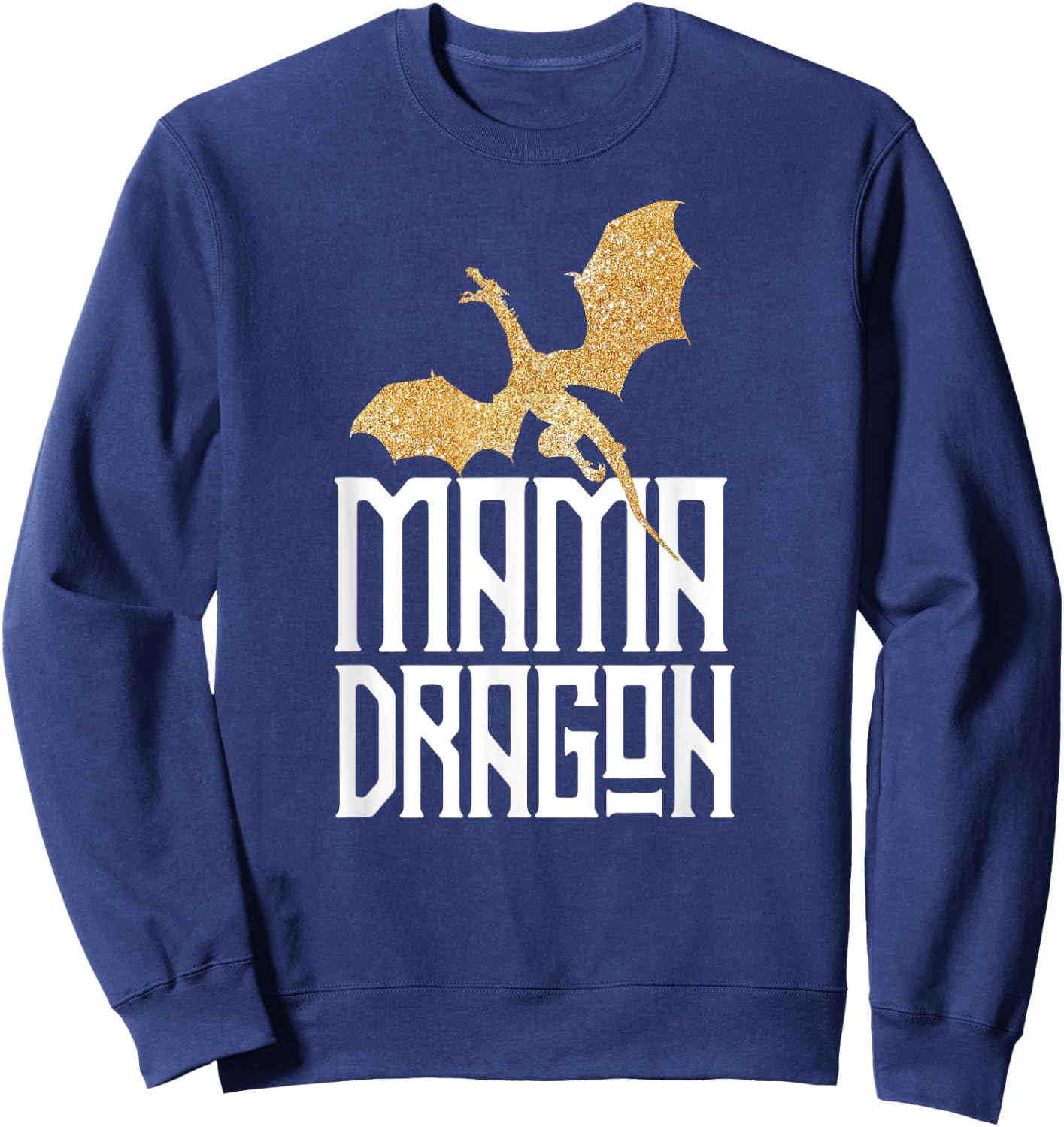 Mama Dragon Gift Matching Family Tribe Mother Mother Sweatshirt - Sweatshirt | Navy