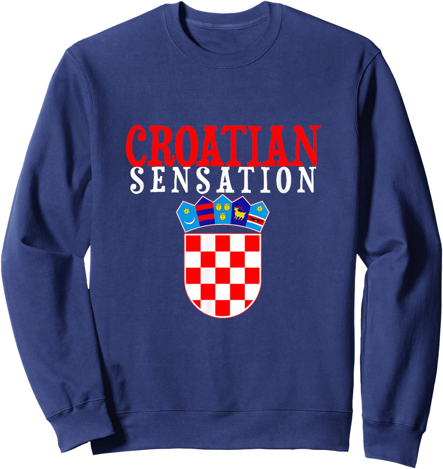 Croatian Sensation Sweatshirt - Sweatshirt | Navy