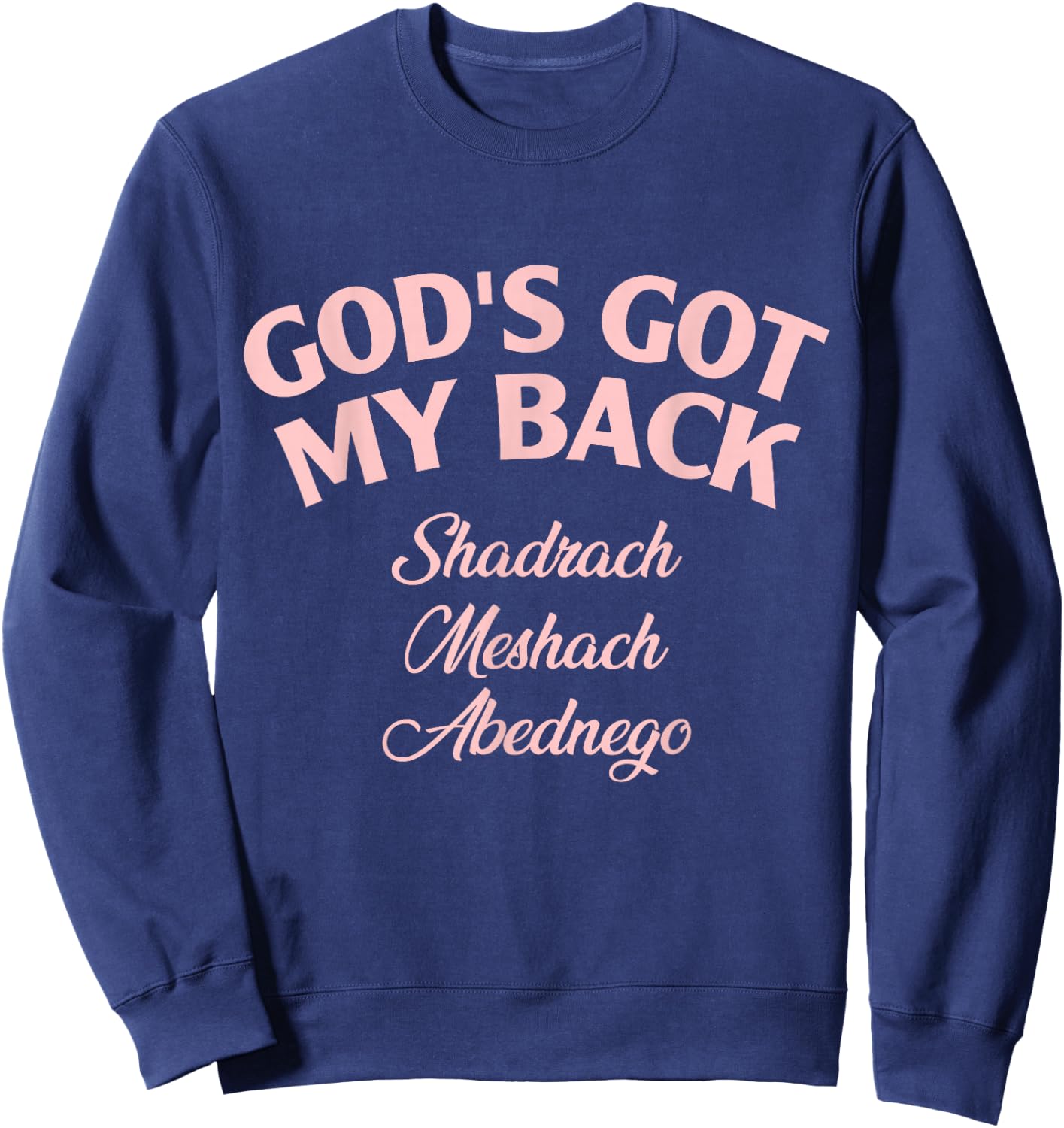 Brandon God's Got My Back Lake Sweatshirt - Sweatshirt | Navy