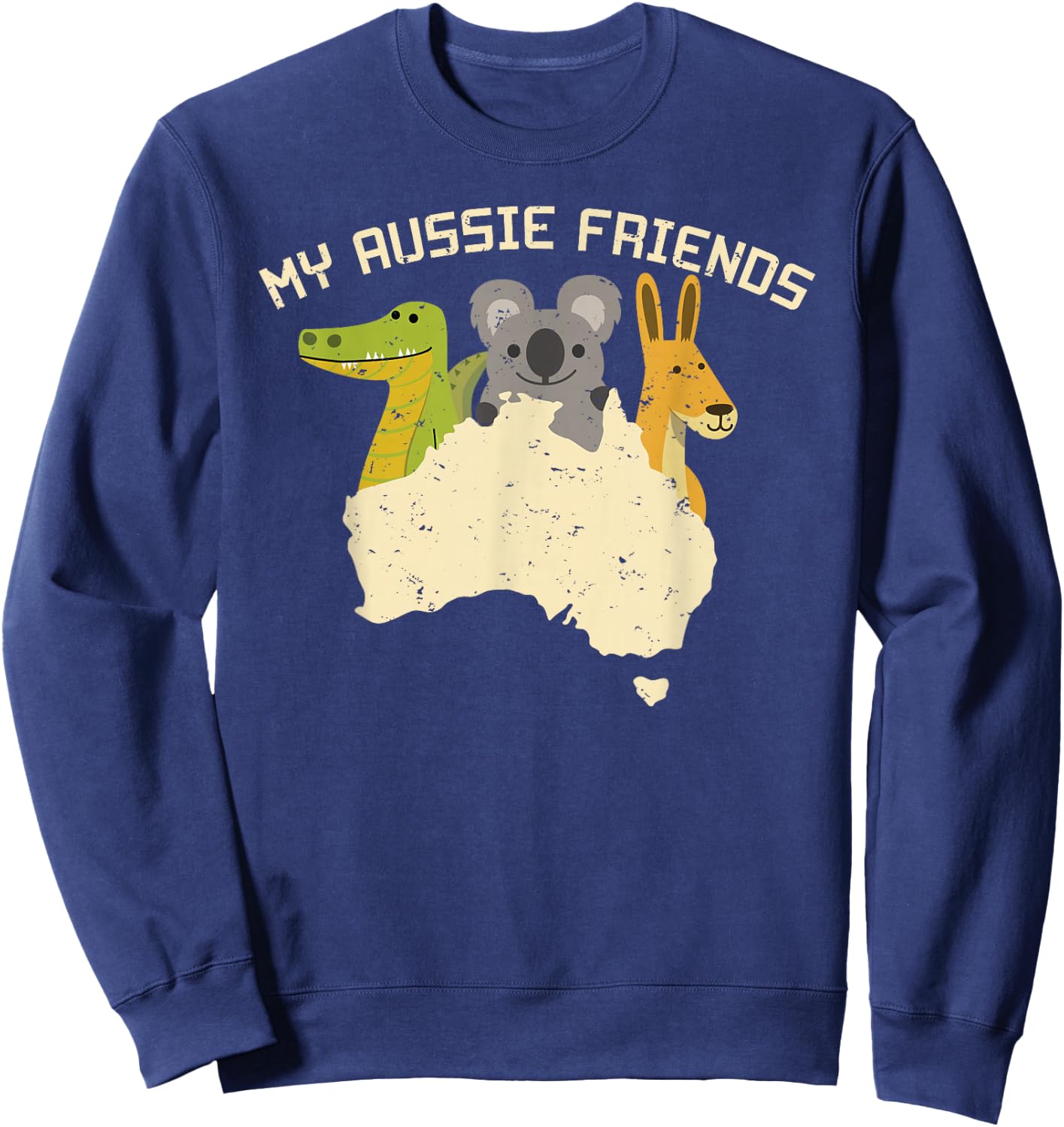 Australia Kids Australian Animals Gifts Sweatshirt - Sweatshirt | Navy