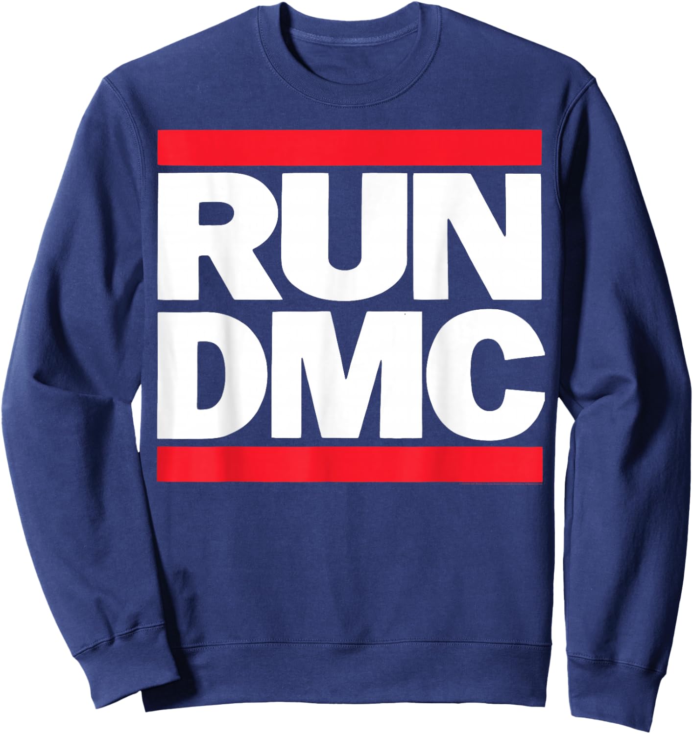 Run DMC Official Logo Sweatshirt - Sweatshirt | Navy