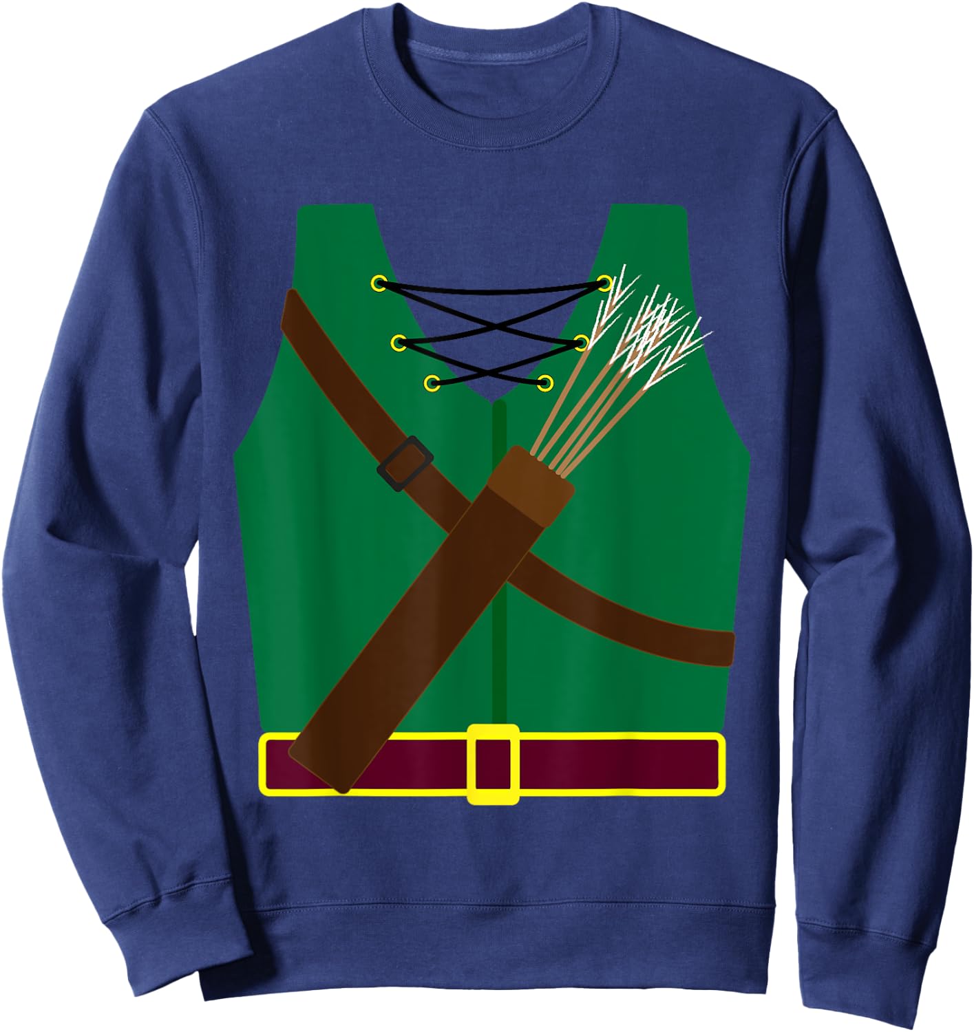 Archer Costume Halloween - Funny Archery Arrow Gift Sweatshirt - Sweatshirt | Navy