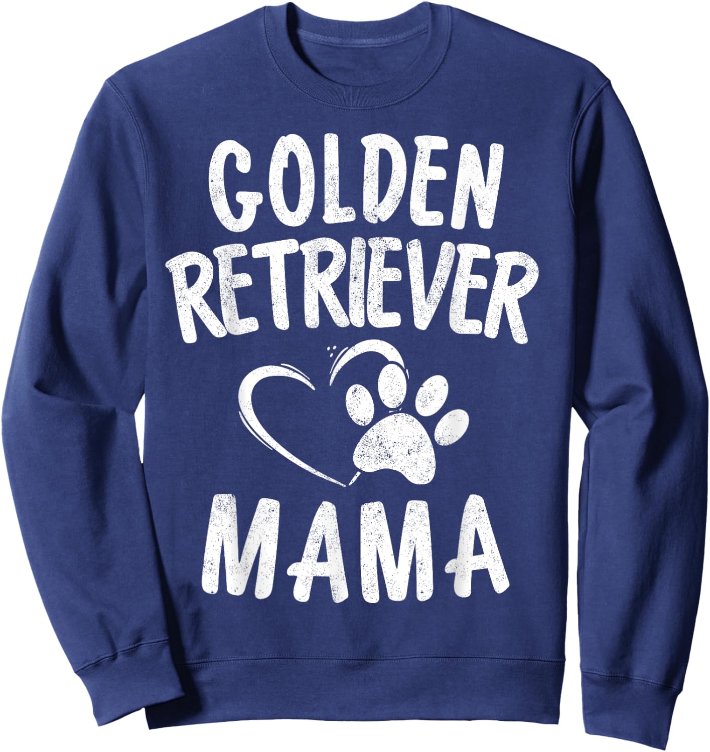 Golden Retriever Mama Gift Dog Owner Apparel Retrieving Mom Sweatshirt - Sweatshirt | Navy