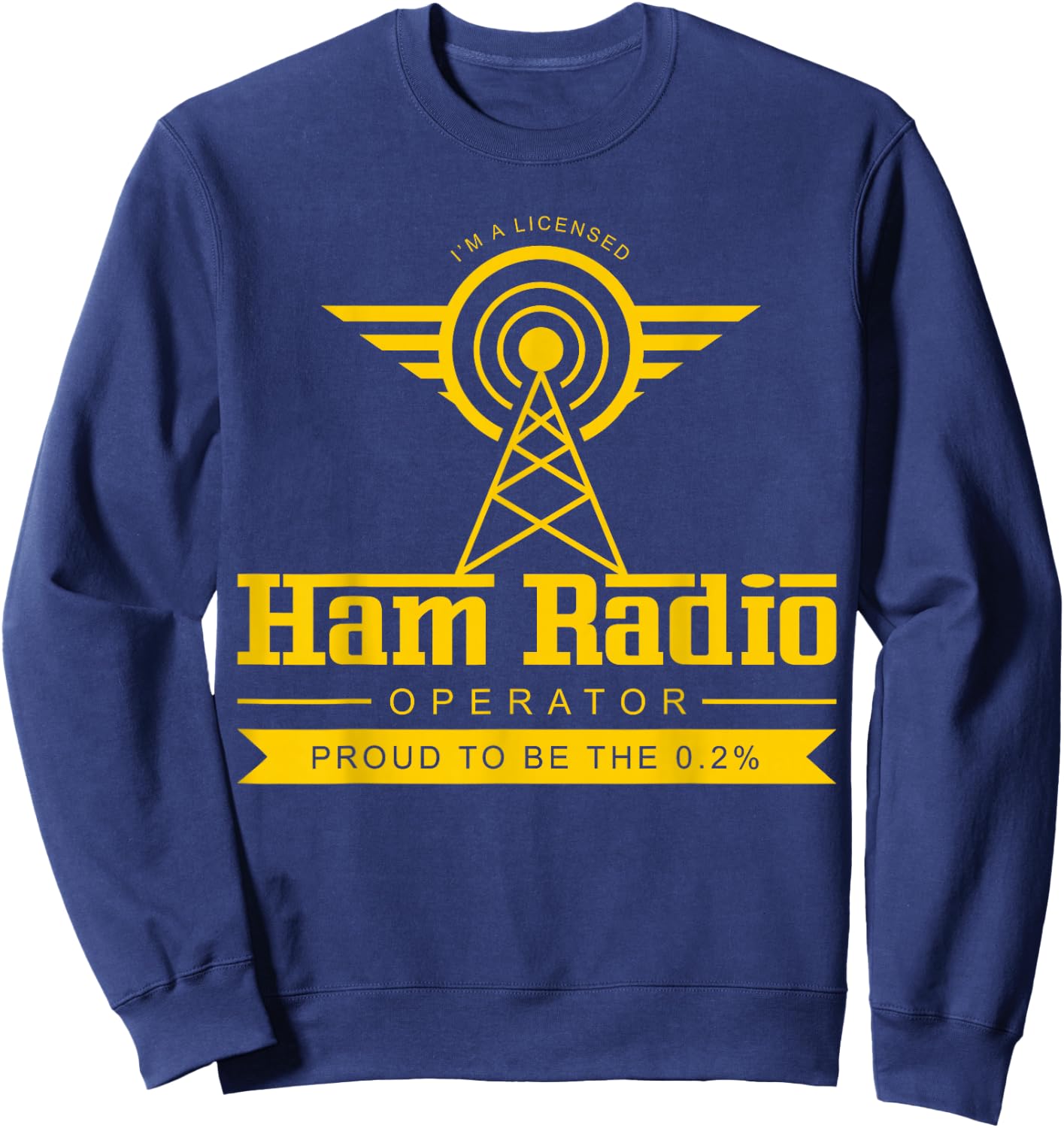Ham Radio Operator Shirt | Cute Amateur Administrator Gift Sweatshirt - Sweatshirt | Navy