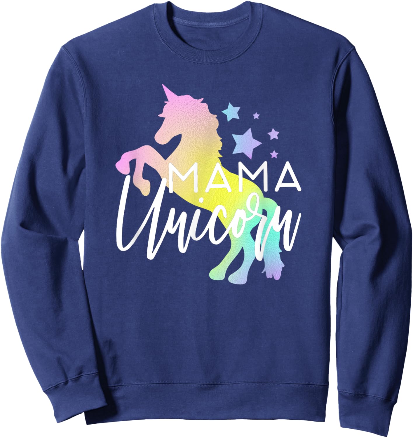 Mama Unicorn Sweatshirt - Sweatshirt | Navy
