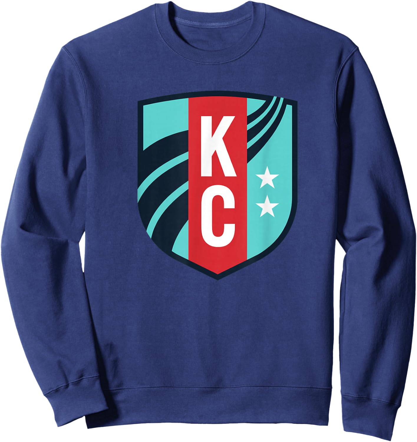 Officially Licensed Kansas City Current Soccer NWSL Apparel Sweatshirt - Sweatshirt | Navy