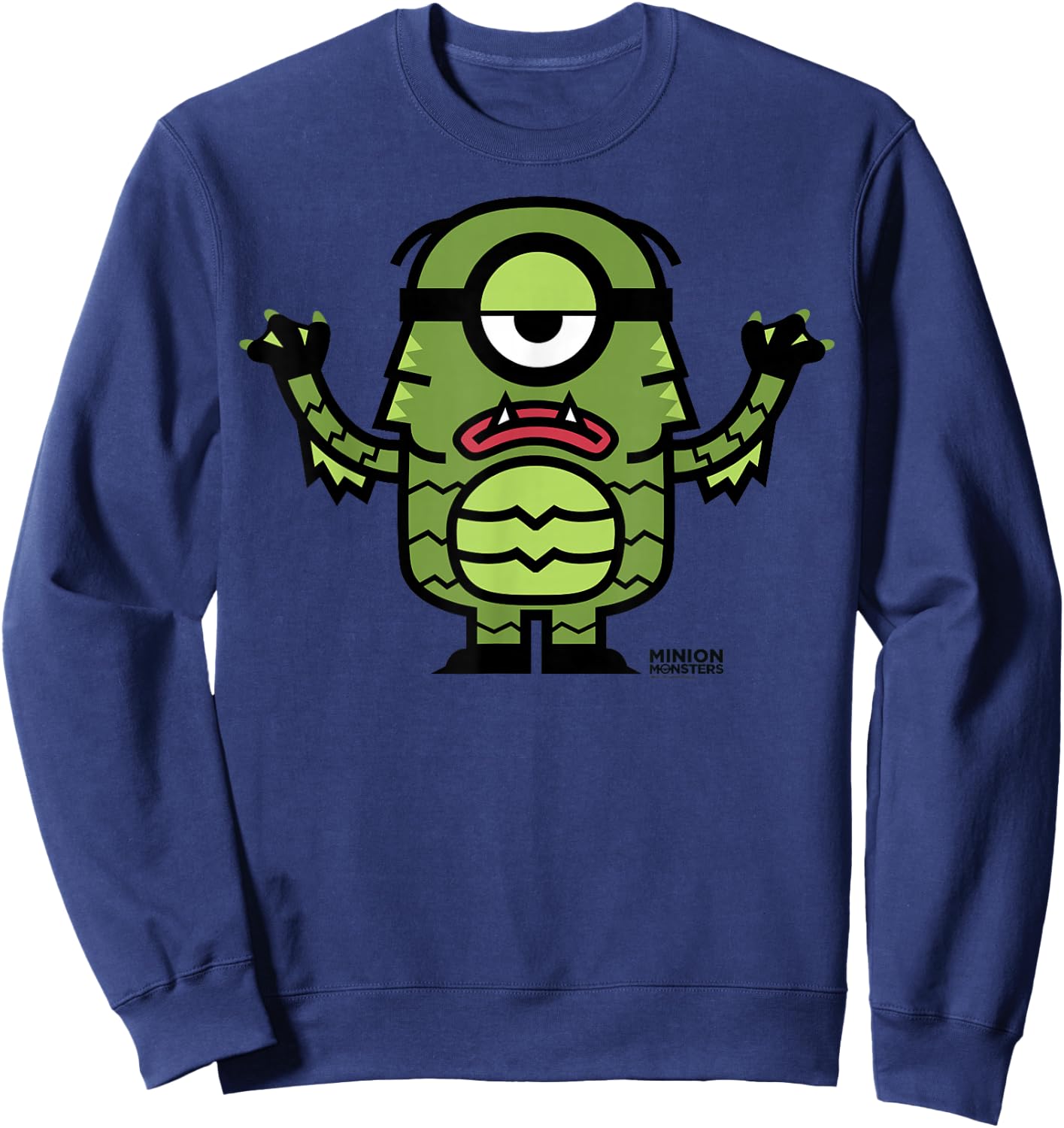 Despicable Me Halloween Sea Monster Graphic Sweatshirt - Sweatshirt | Navy