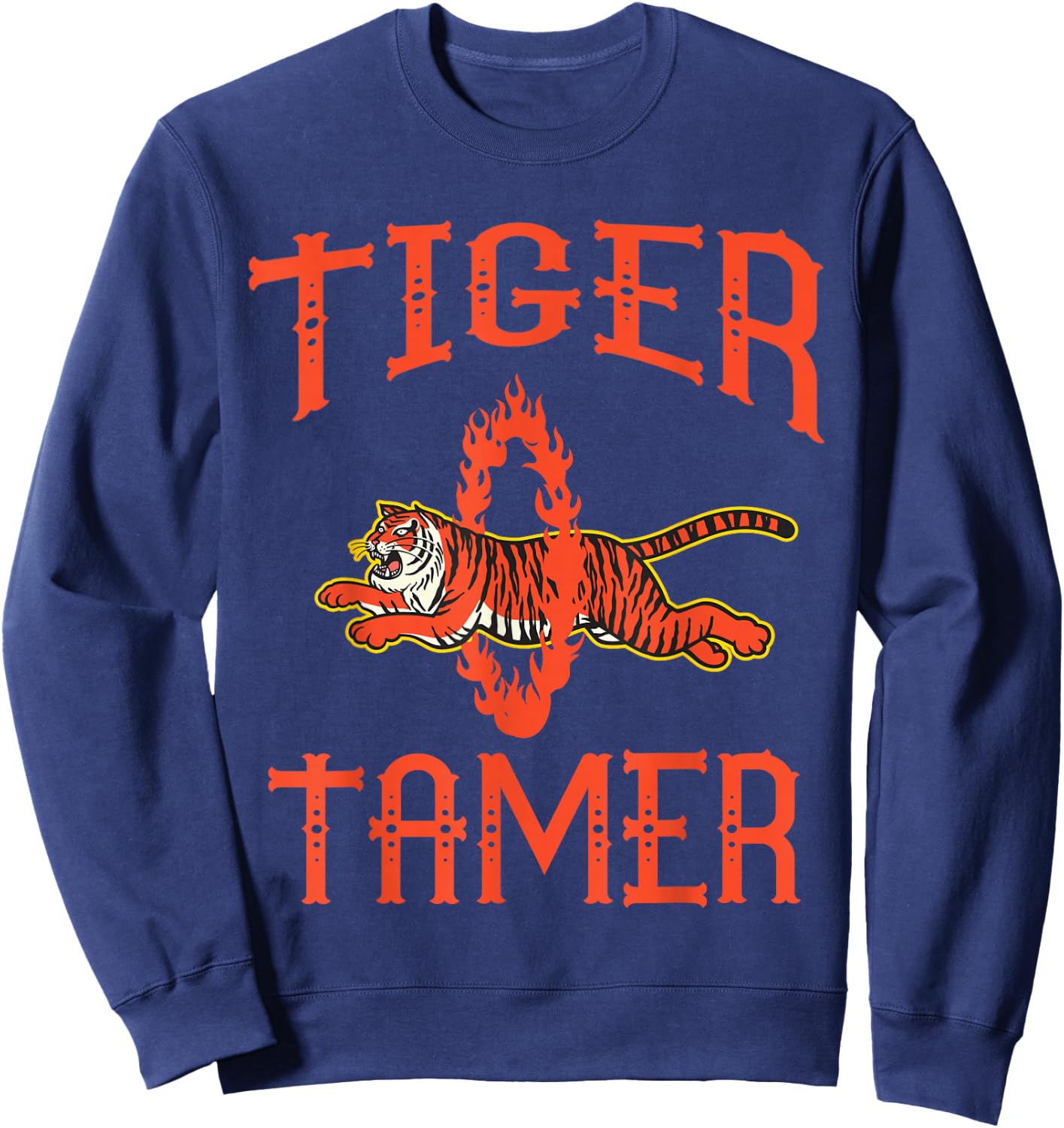 Circus Tiger Shirts - Circus Shirts - Circus Tiger Costume Sweatshirt - Sweatshirt | Navy