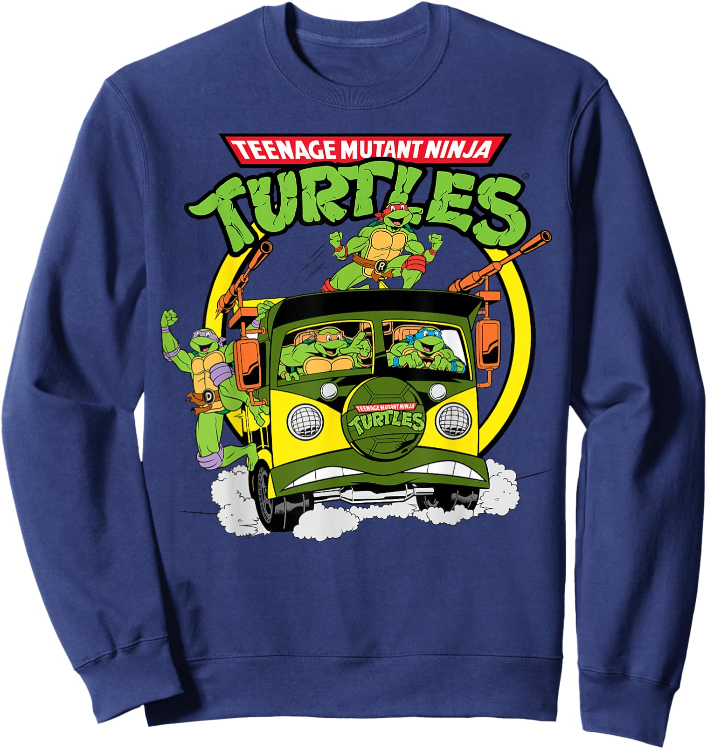 Teenage Mutant Ninja Turtles Truck Speeding Sweatshirt - Sweatshirt | Navy