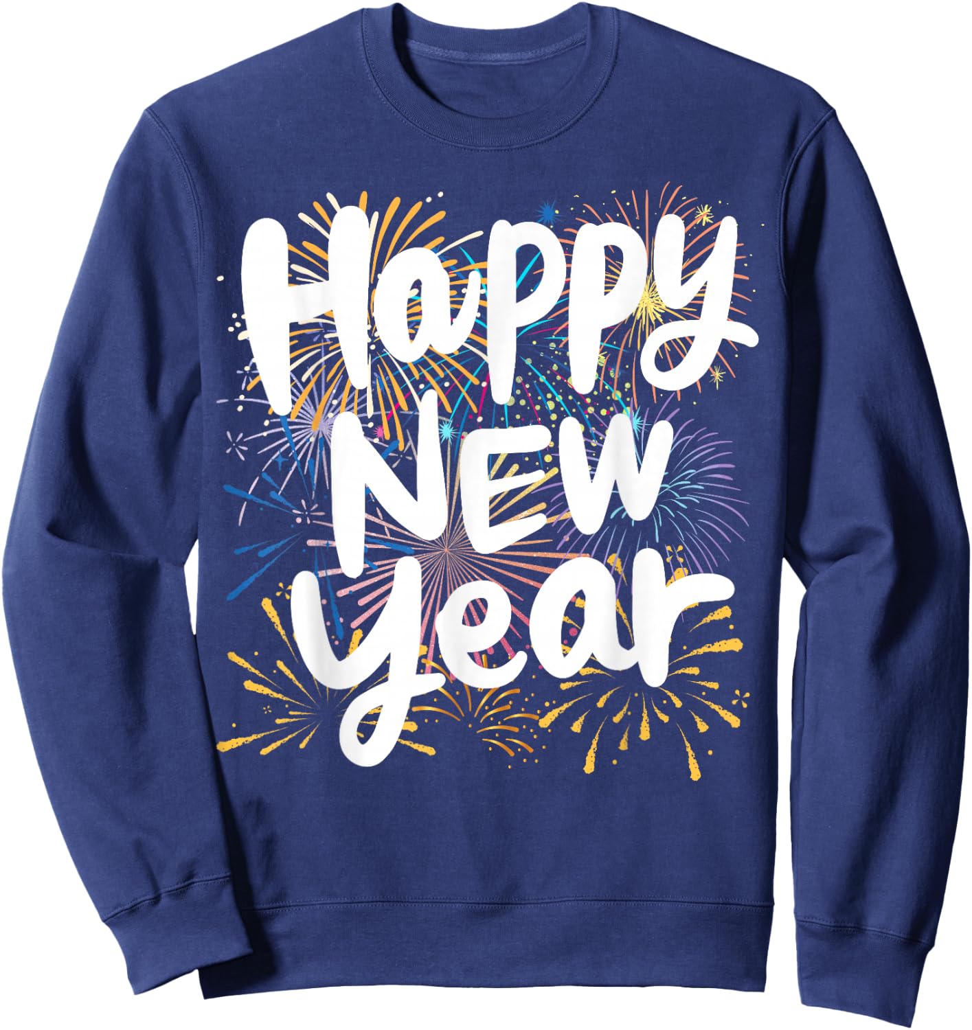 Happy New Year Eve Party 2026 Family Matching Fireworks Sweatshirt - Sweatshirt | Navy