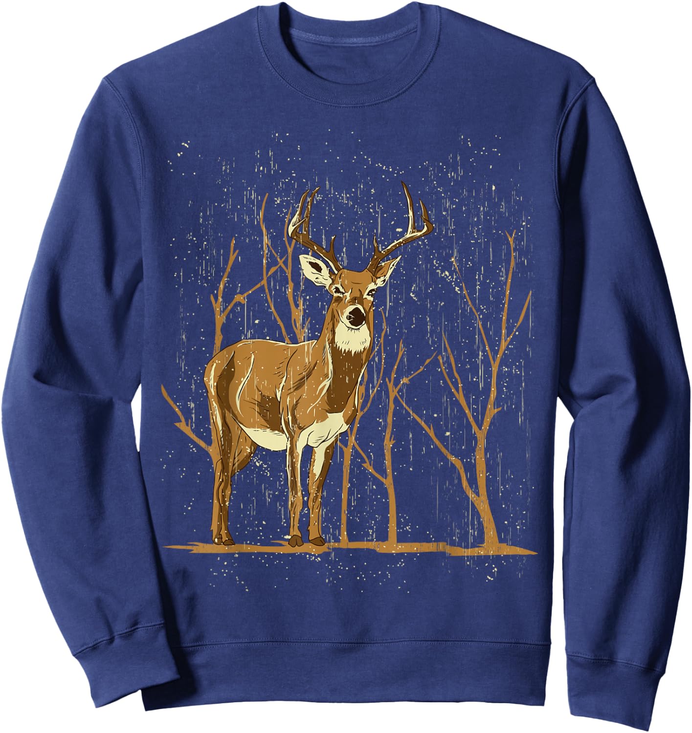 Deer Lover Funny - Deer Sweatshirt - Sweatshirt | Navy