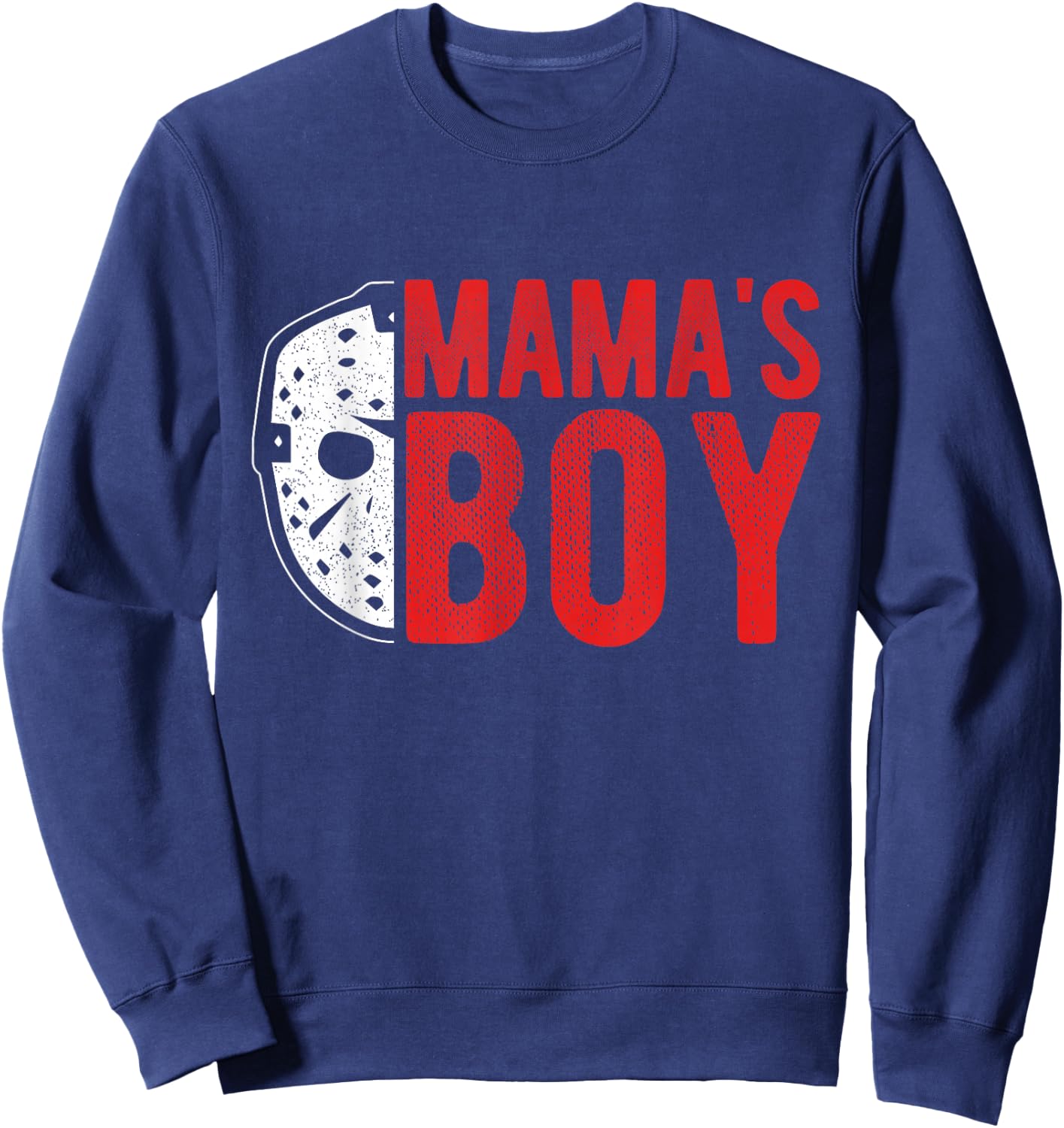 MAMA'S BOY Horror Movie Fan Sweatshirt - Sweatshirt | Navy