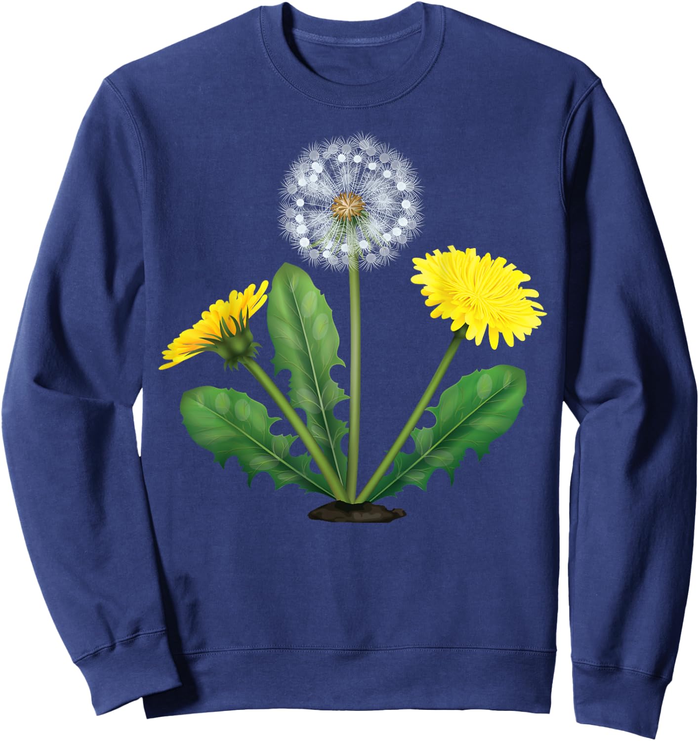 Dandelion Summer Flower Shirt Love Plants Gardening Men Women Kids Sweatshirt - Sweatshirt | Navy