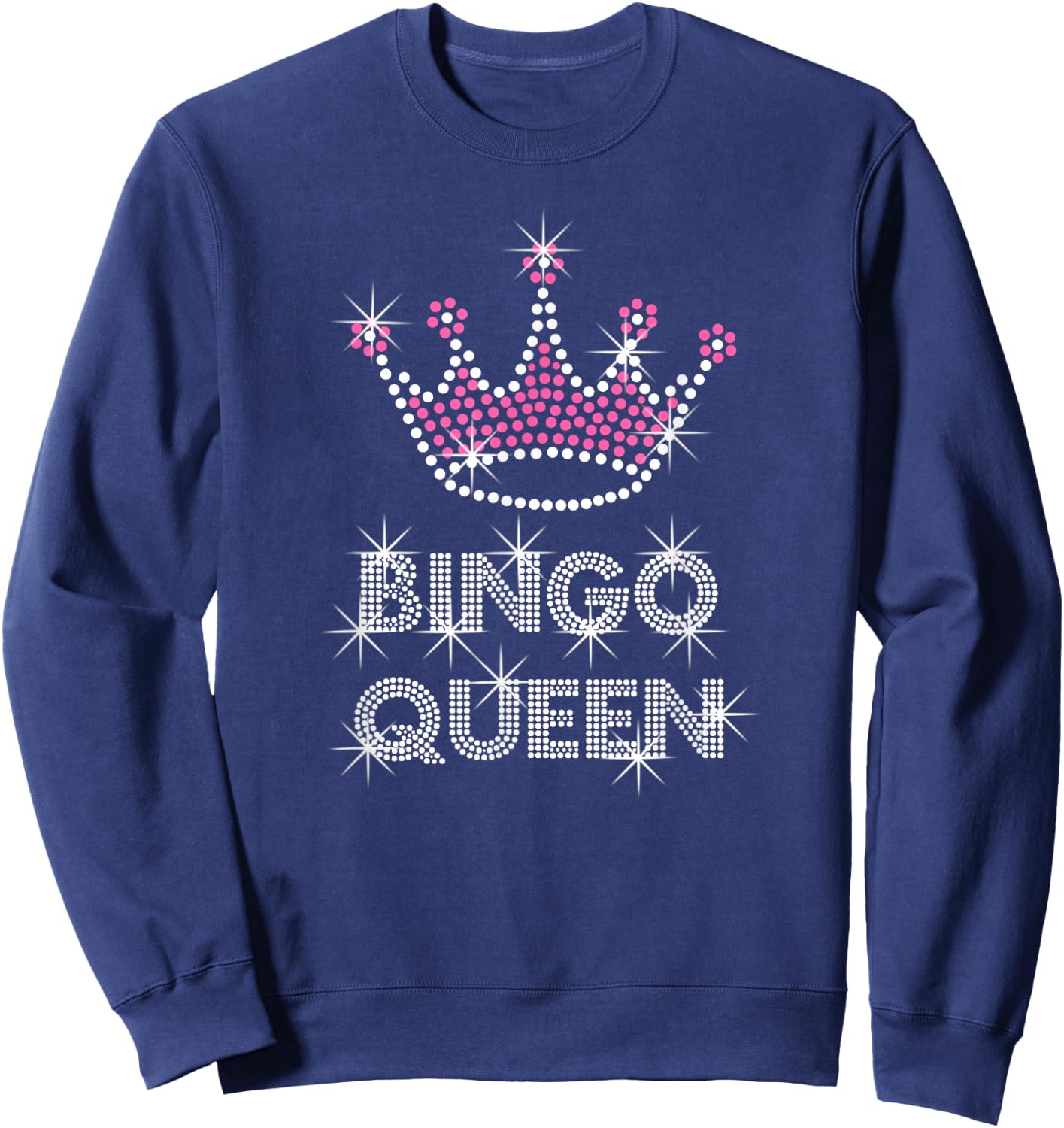 Bingo Bingo Queen Shirt top Sweatshirt - Sweatshirt | Navy