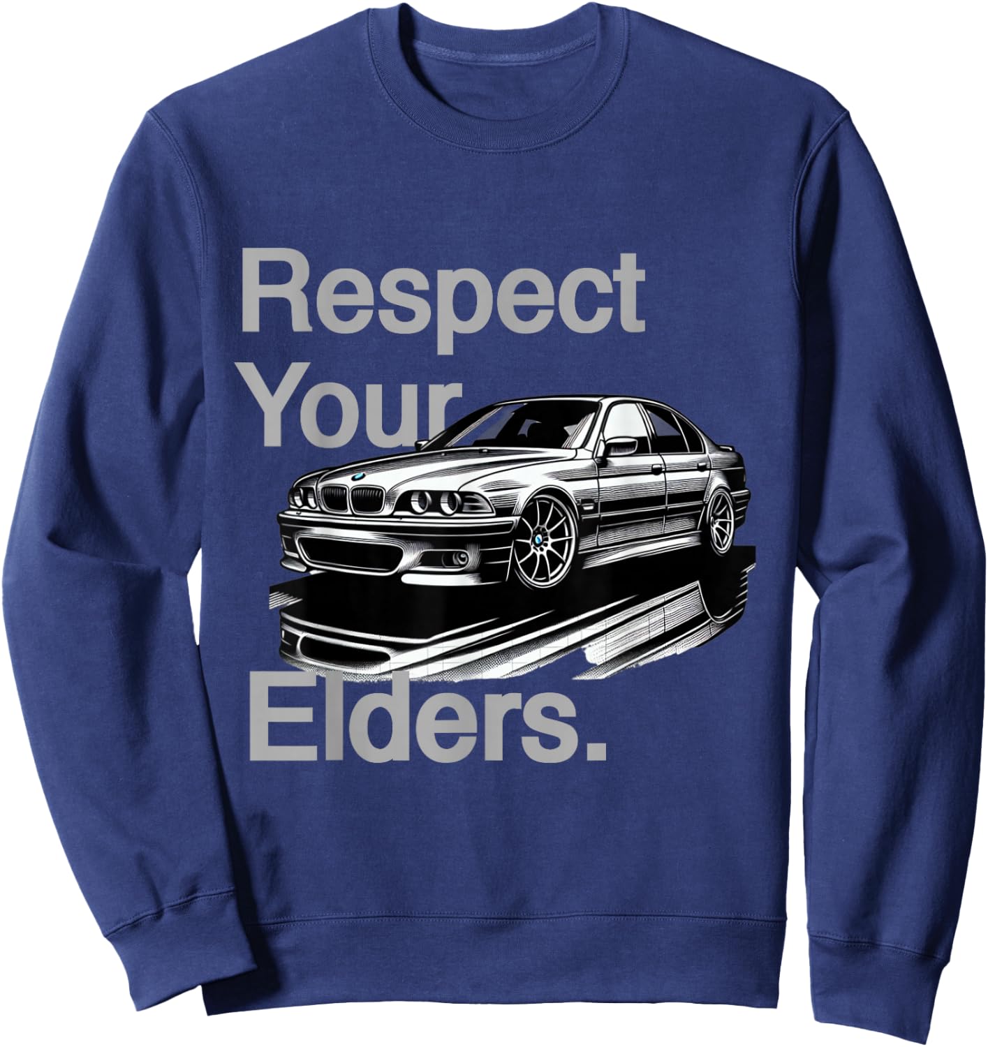 Respect Your Elders Vintage Euro E39 Sweatshirt - Sweatshirt | Navy