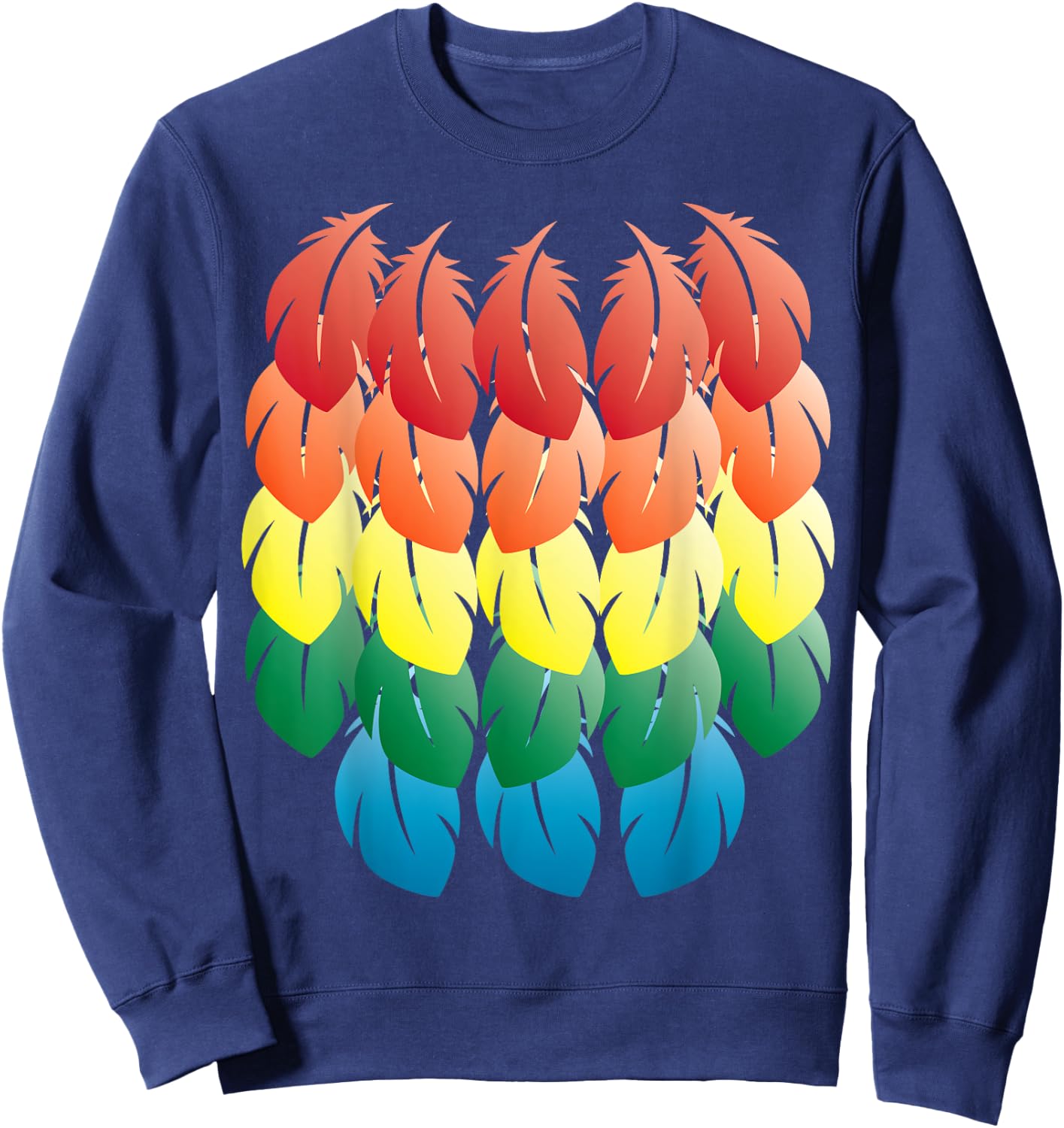 Parrot Halloween Shirt Costume Feathers Bird Macaw Sweatshirt - Sweatshirt | Navy