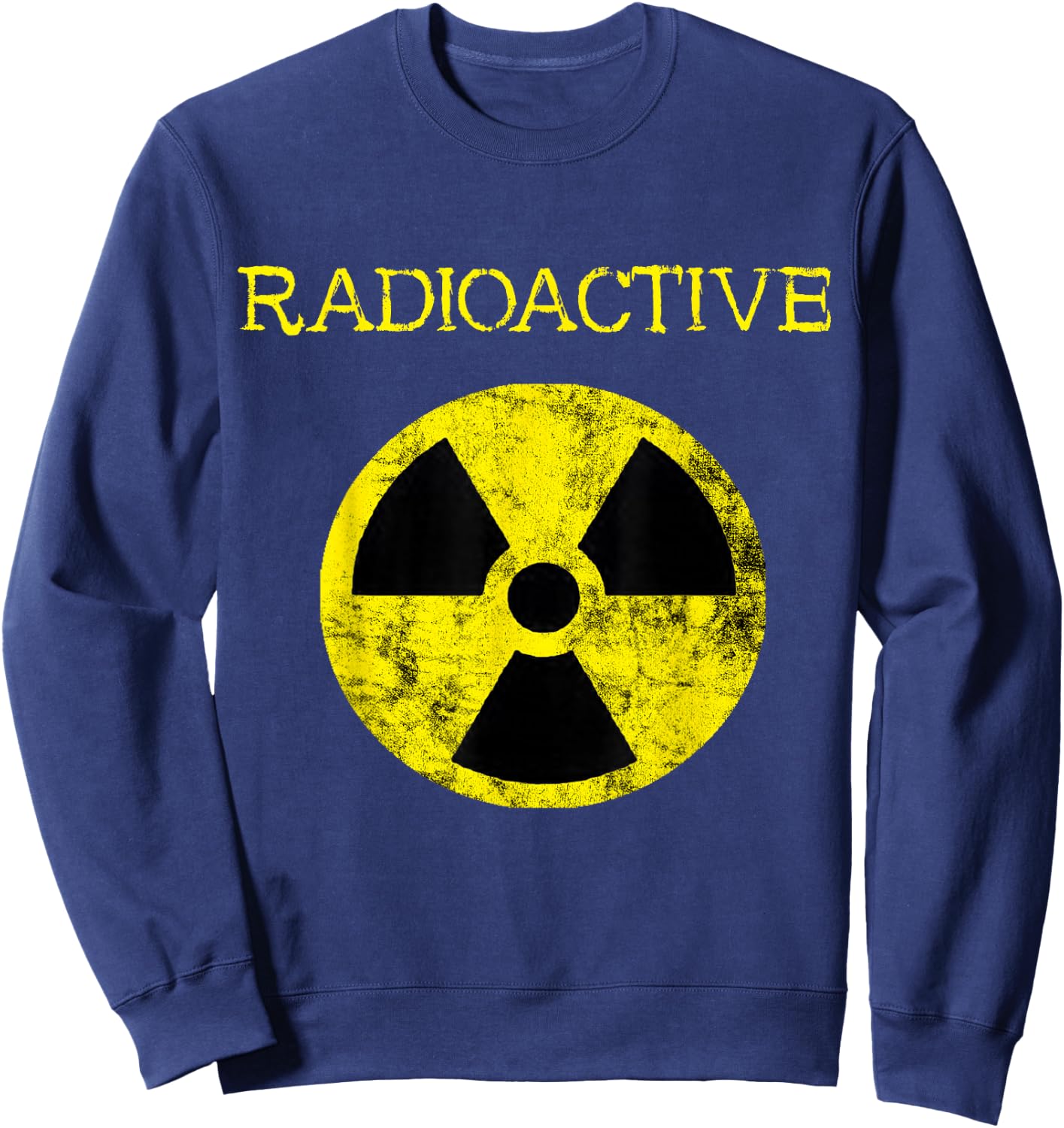 Radioactivity Symbol Nuclear Nuclear Power X-Ray Danger Sweatshirt - Sweatshirt | Navy