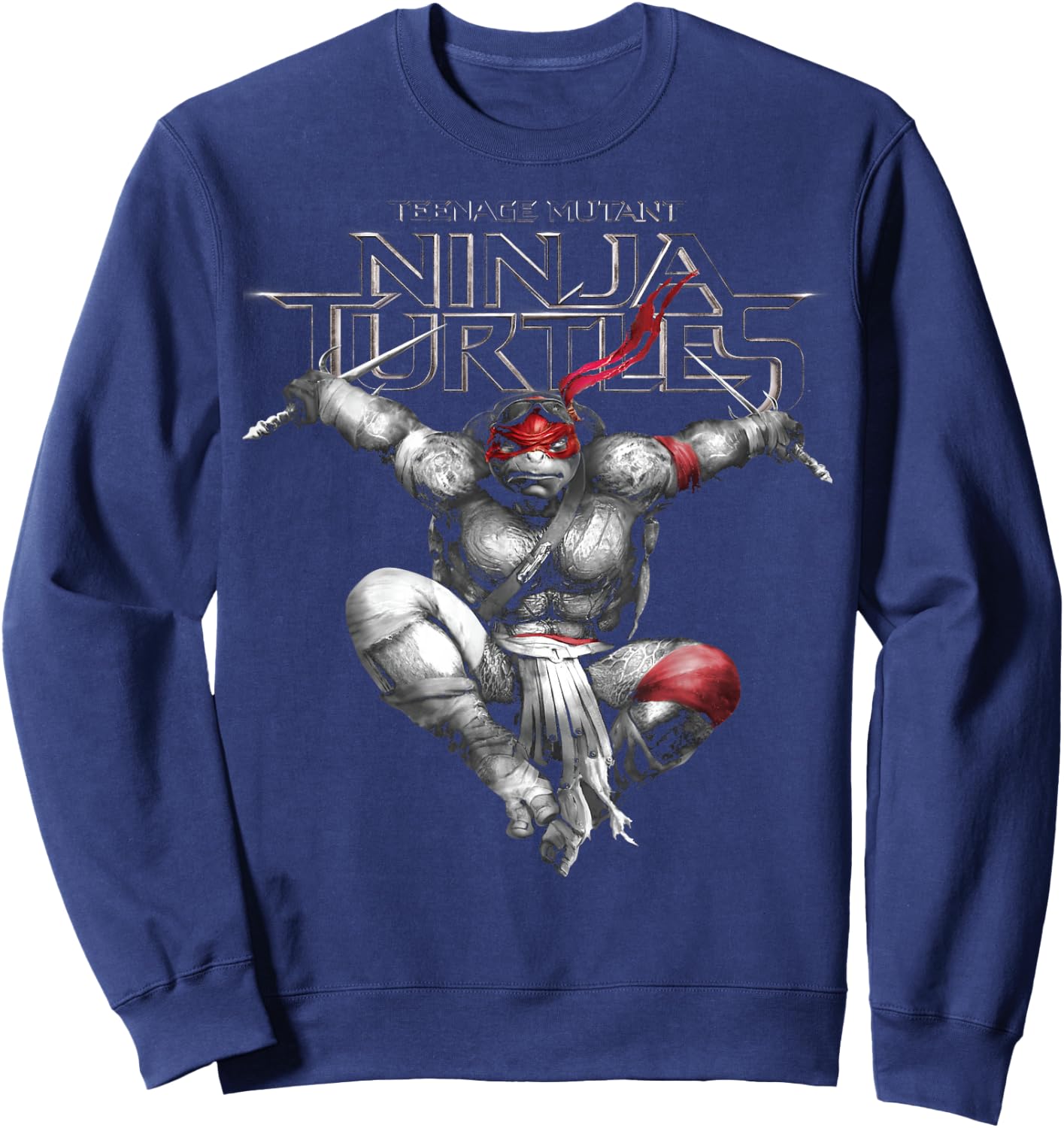 Teenage Mutant Ninja Turtles Raphael Action Jump Sweatshirt - Sweatshirt | Navy
