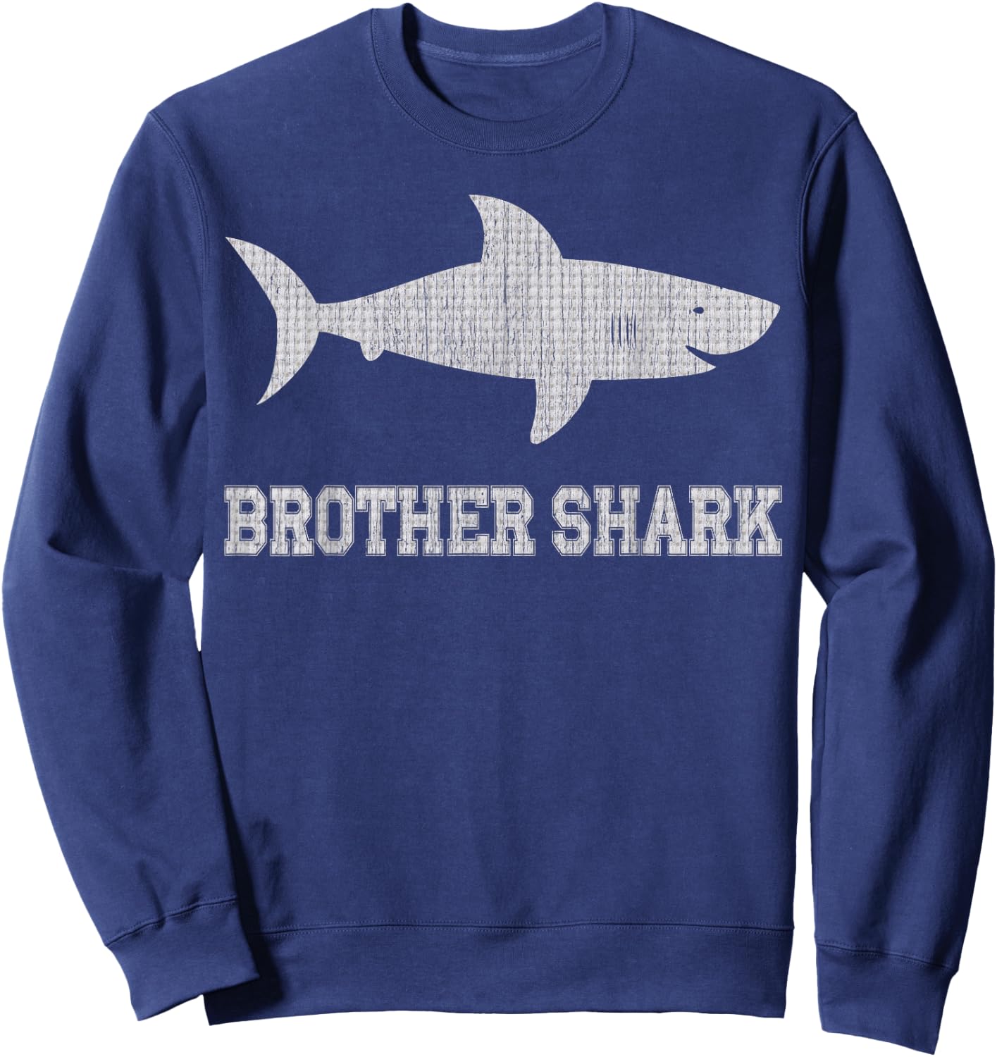 Brother Shark Funny Shark matching Family Sweatshirt - Sweatshirt | Navy
