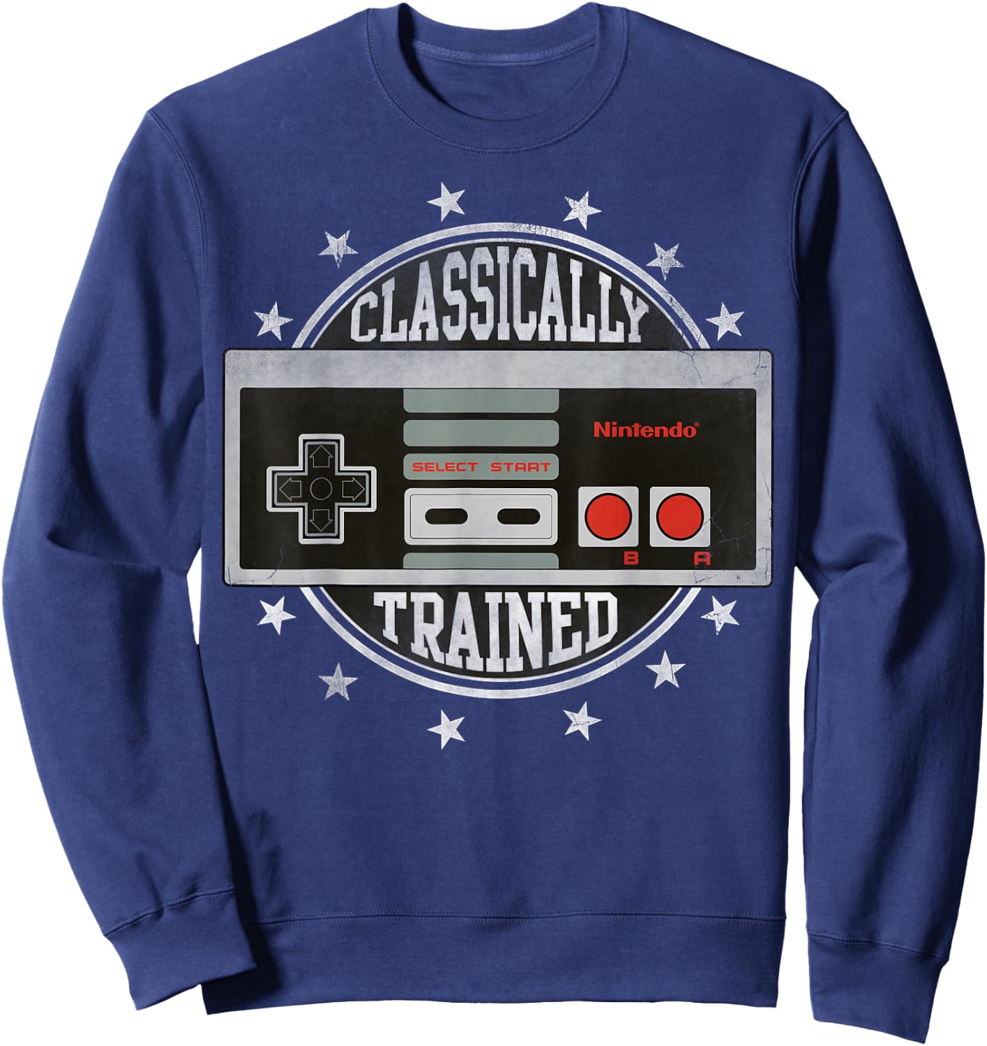 Nintendo NES Controller Classically Trained Graphic Small Sweatshirt - Sweatshirt | Navy