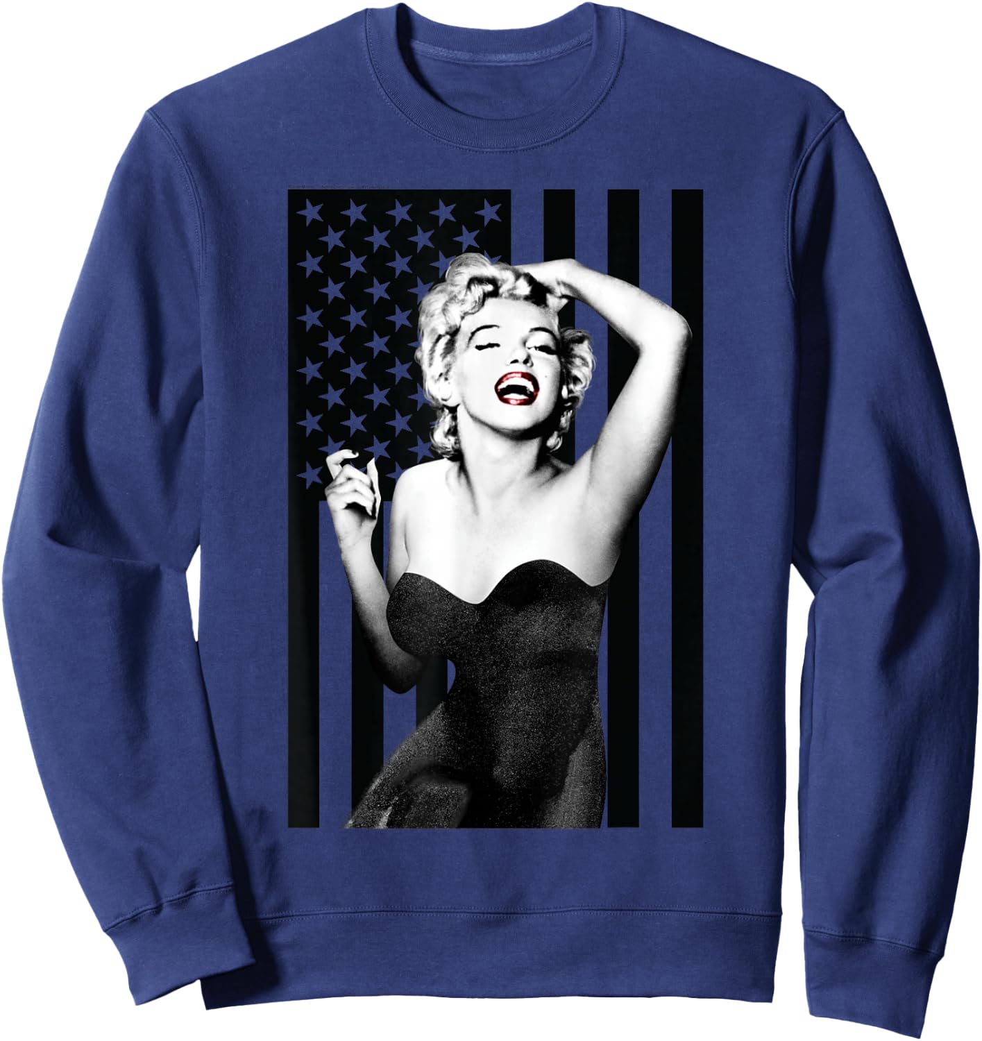 Marilyn Monroe Superstar Marilyn Sweatshirt - Sweatshirt | Navy
