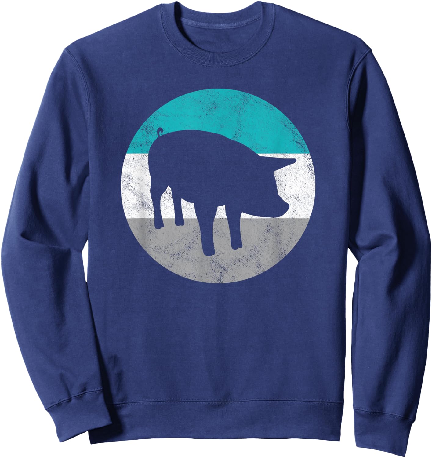 Pig Gift Shirt Women Boys & Girls Sweatshirt - Sweatshirt | Navy