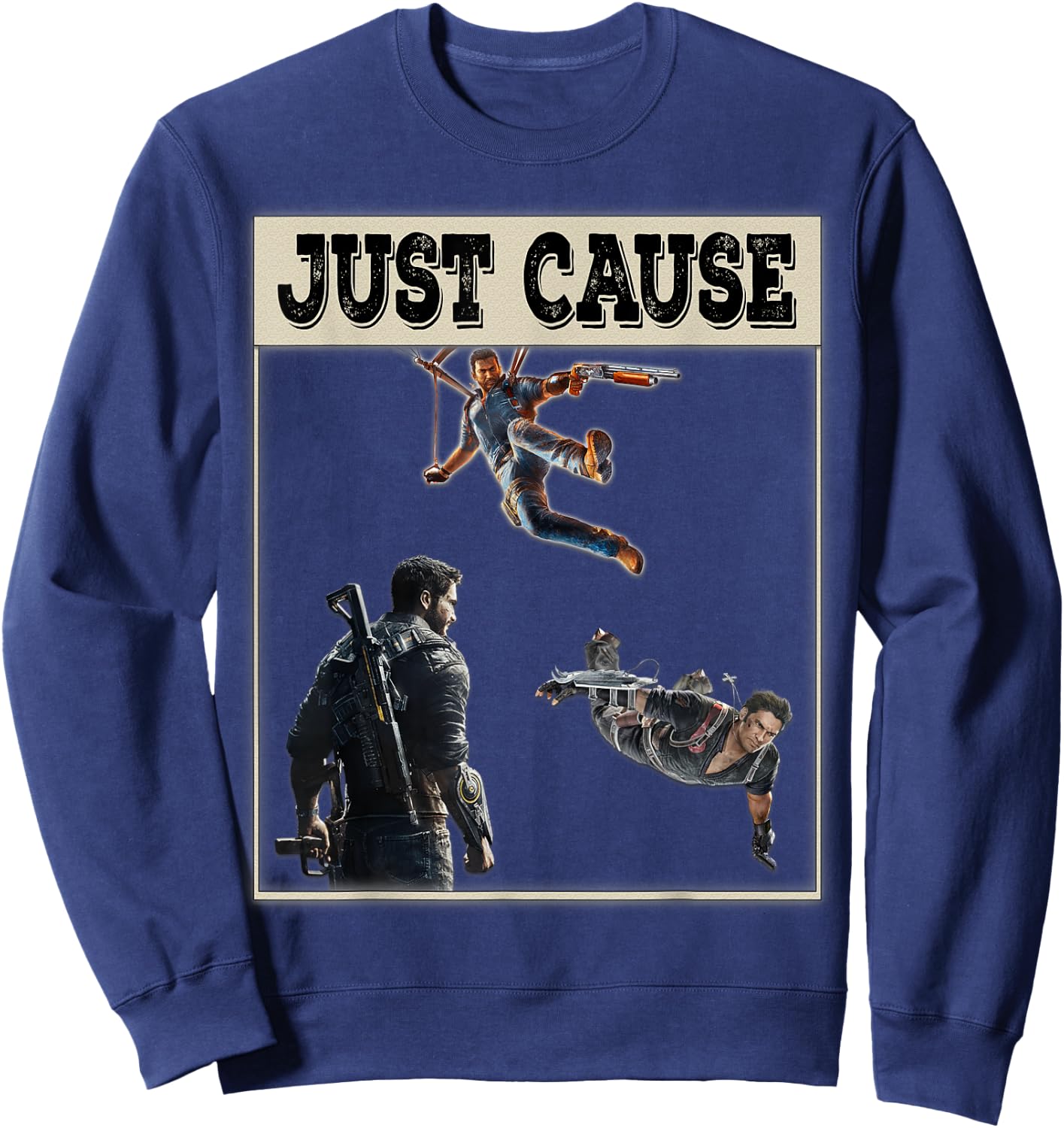 Play Just Cause All Time Sweatshirt - Sweatshirt | Navy