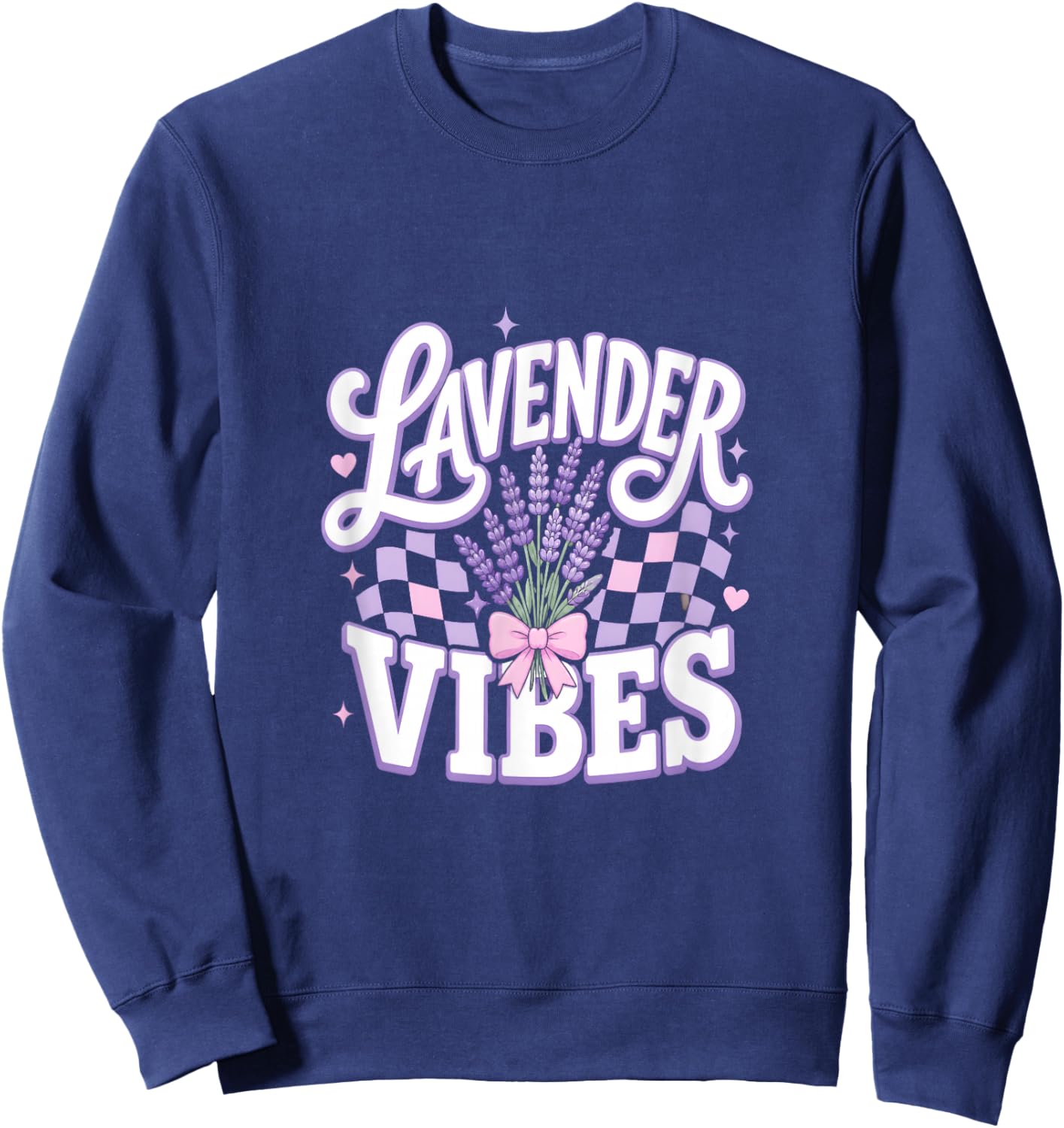 Lavender Lover Pastel Girl Sweatshirt - Sweatshirt | Navy